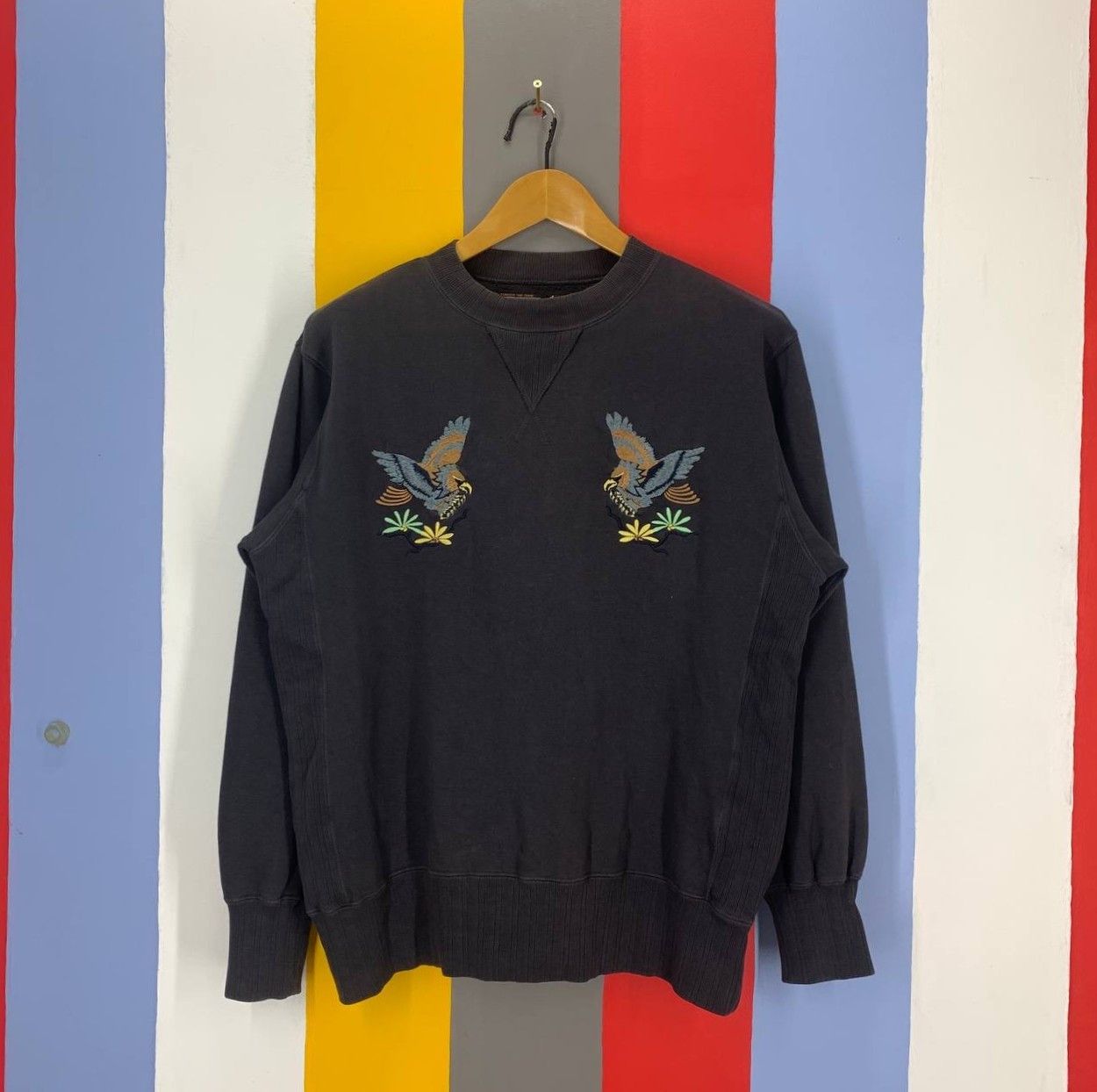 Japanese Brand MERRY GARDEN Sukajan Japan Sweatshirt #2321-02 Size US M / EU 48-50 / 2 - 3 Thumbnail