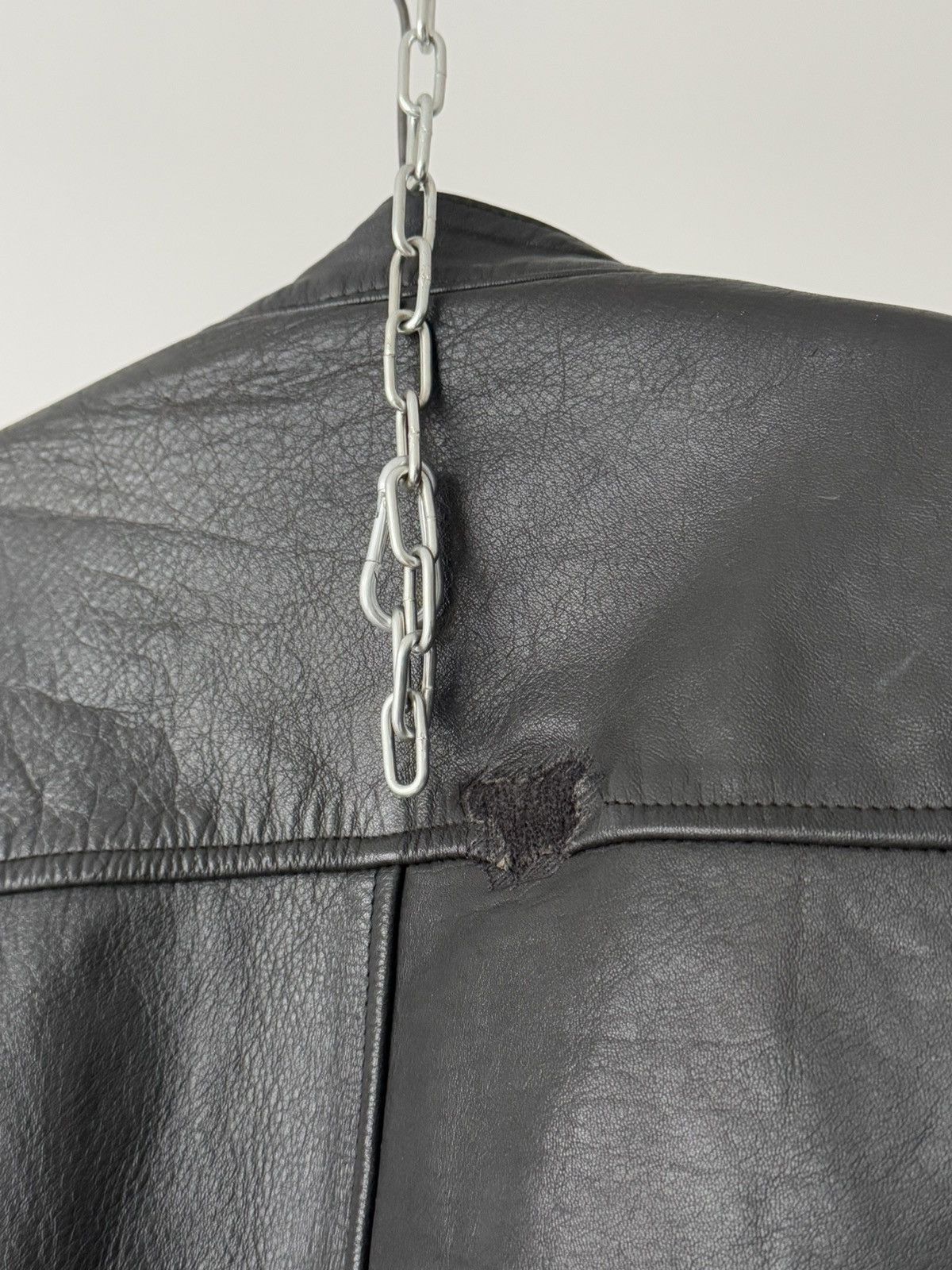 Vintage 1960s Vintage British ‘Clix’ Zipper Biker Leather Jacket Size US L / EU 52-54 / 3 - 12 Thumbnail