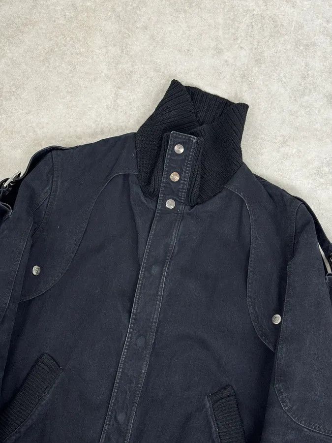 Just Cavalli AW2004 Cavalli Dark Navy Astro Bomber Jacket Size US L / EU 52-54 / 3 - 6 Thumbnail