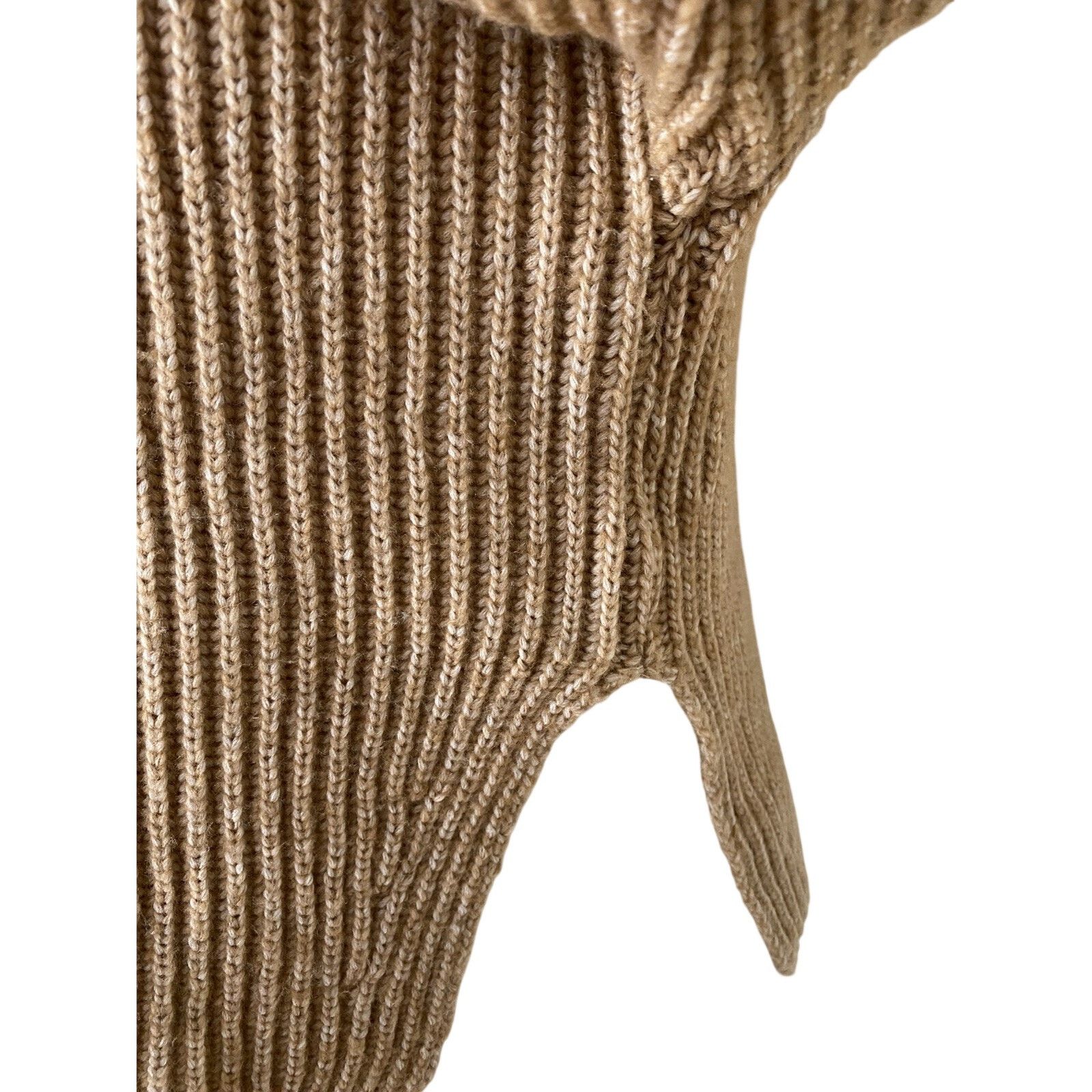 Topshop Topshop Mock Neck Crop Sweater in Camel wome warm XS A003077 Size XS / US 0-2 / IT 36-38 - 5 Thumbnail