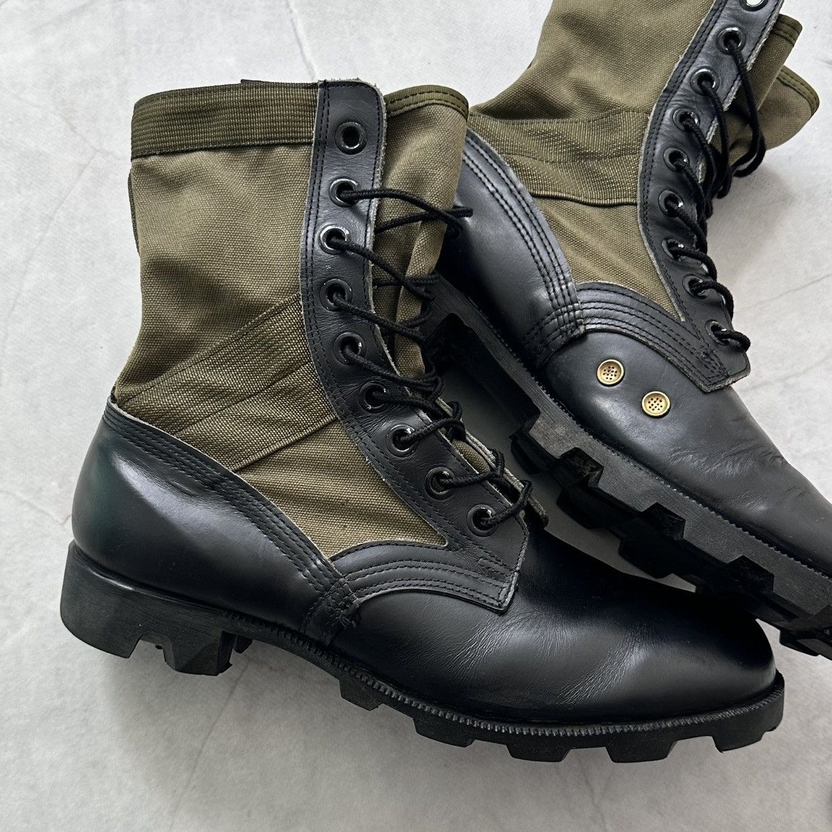 Dirk Bikkembergs Vintage Ro Search Combat Military Jungle Boots Vietnam War Size US 8.5 / EU 41-42 - 2 Thumbnail
