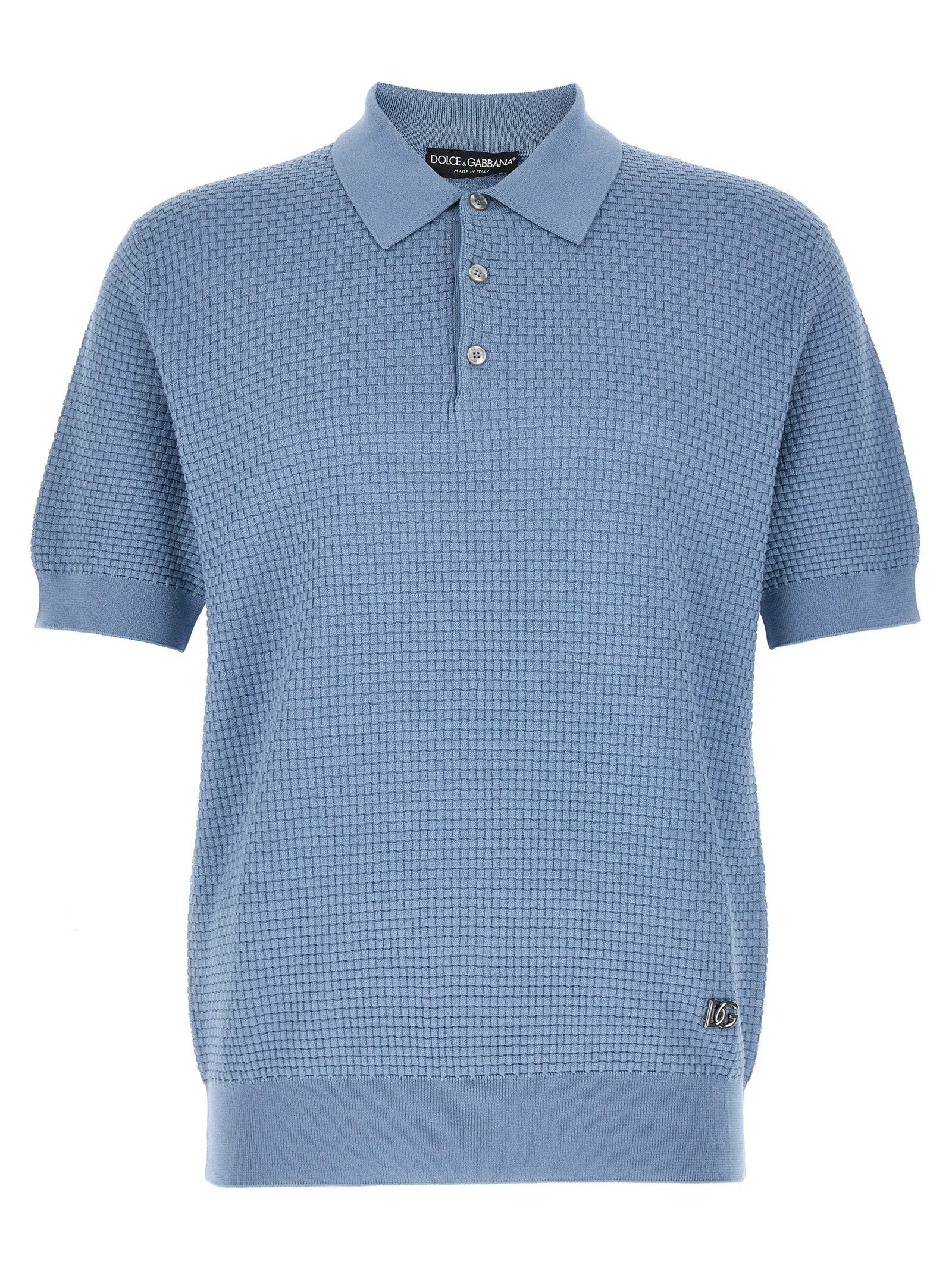 Dolce & Gabbana Knit Polo Shirt Size US M / EU 48-50 / 2 - 1 Thumbnail
