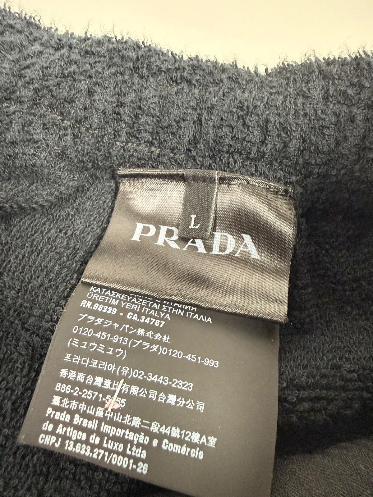Prada SS2021 Terry Logo Shorts Size US 32 / EU 48 - 5 Thumbnail