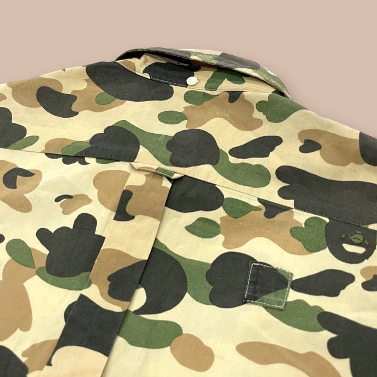 Bape A Bathing Ape Camo Button-up L/S Shirt Size US M / EU 48-50 / 2 - 18 Thumbnail