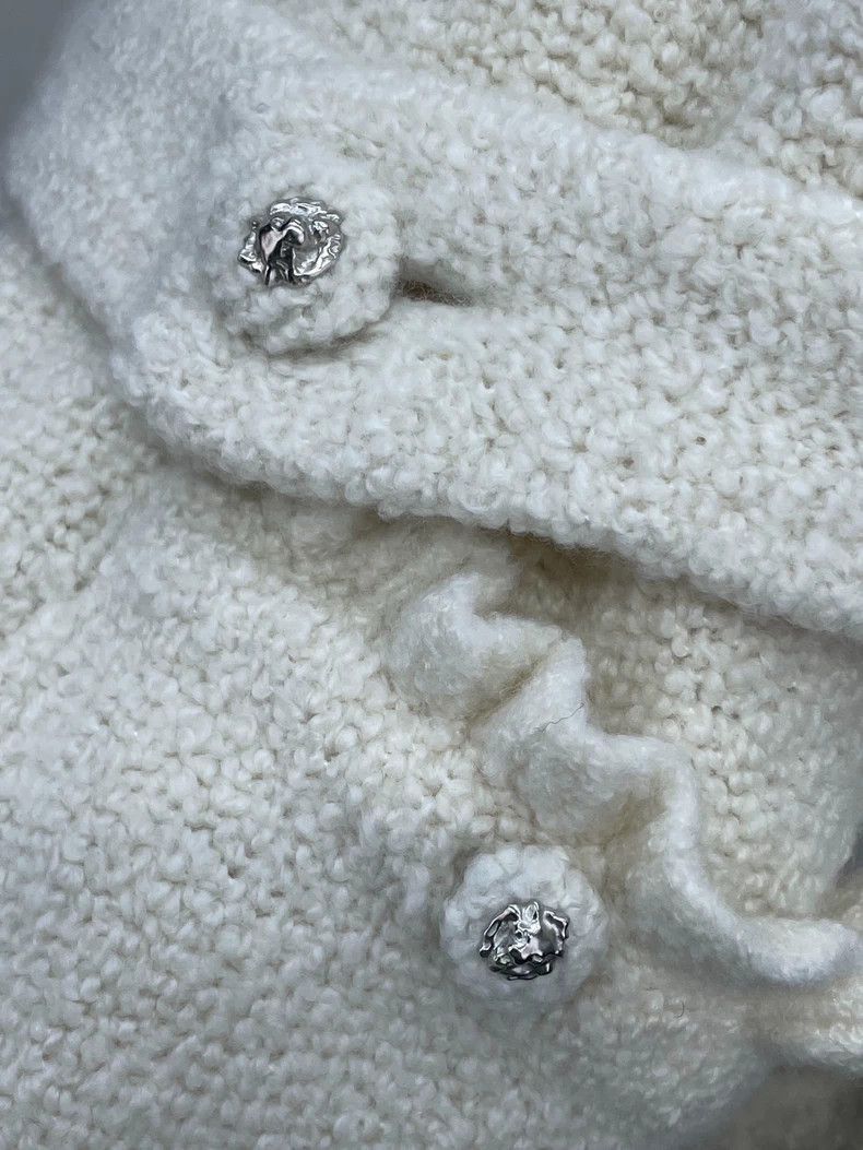 Chanel Chanel Knit Sweater with Belt and Ruffles Size XS / US 0-2 / IT 36-38 - 5 Thumbnail