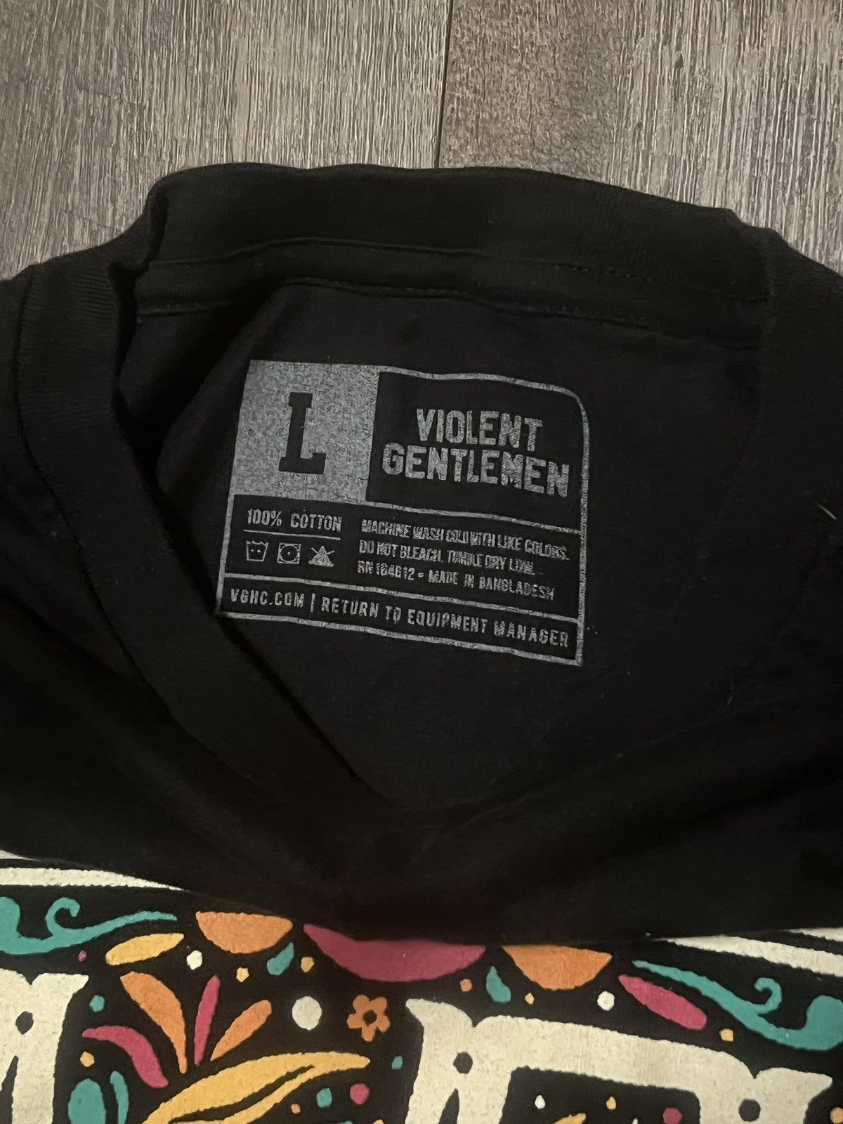 NHL LA Kings Violent Día de Muertos Long Sleeve Shirt Size Large Size US L / EU 52-54 / 3 - 4 Thumbnail