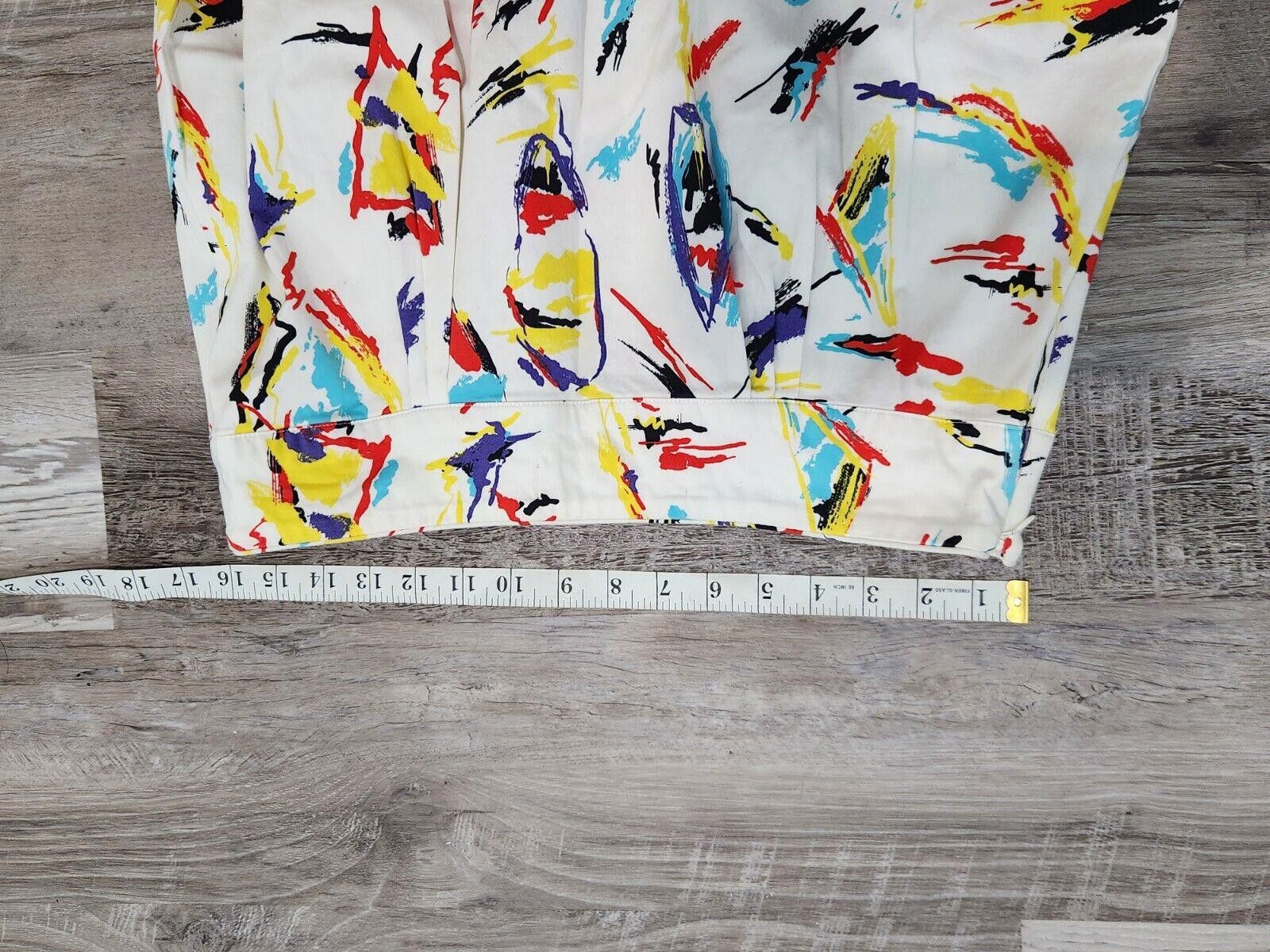 Designer Jack By Bb Dakota Skirt Size 9 White Paint Pleated Mini Size 30" / US 8 / IT 44 - 4 Thumbnail