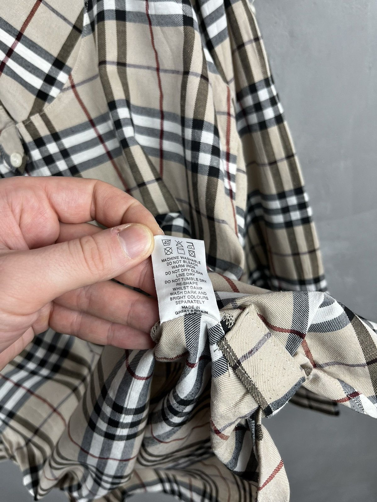 Burberry × Vintage Burberry vintage shirt Size US S / EU 44-46 / 1 - 9 Thumbnail