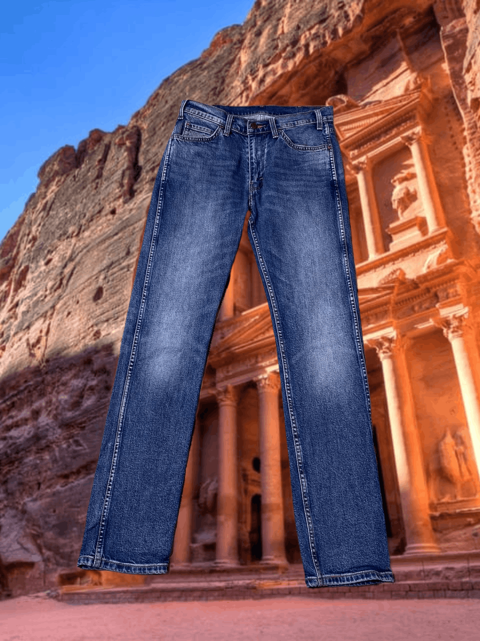 Levi's Vintage Levi's 505 jeans crazy Y2K streetwear Size US 29 - 1 Thumbnail