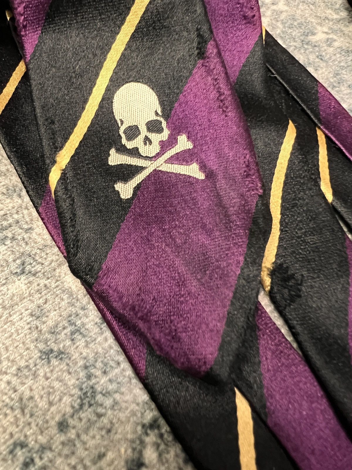 Mastermind Japan Mastermind Japan Distressed Silk Tie Size ONE SIZE - 4 Thumbnail