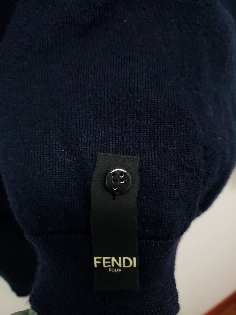 Fendi Fendi Wool Blend Monster Knit Sweater Size US M / EU 48-50 / 2 - 4 Thumbnail