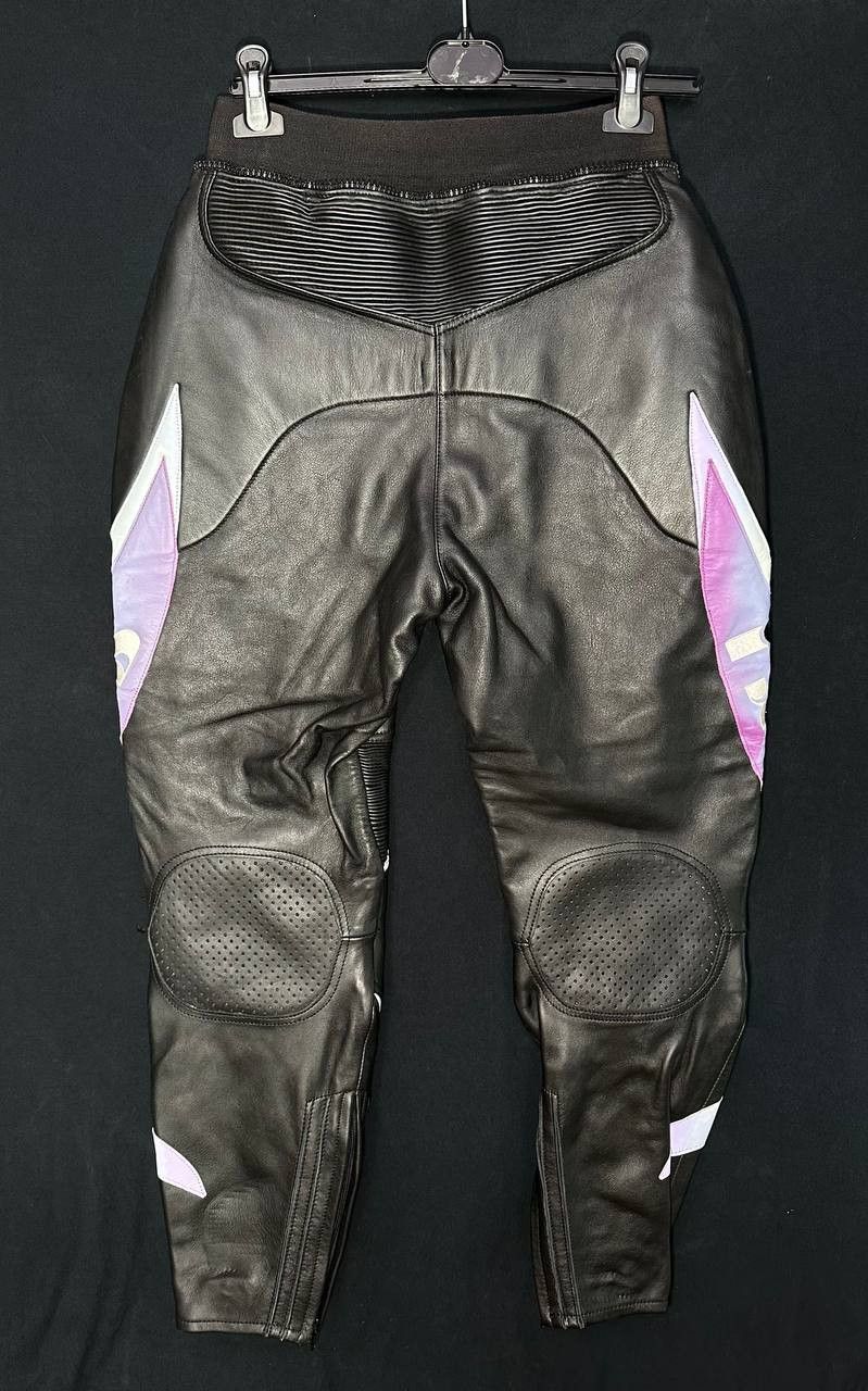 Leather NEW IDCS ISS motorrad mode Leather Pants Moto Biker Racing Size US 32 / EU 48 - 2 Thumbnail