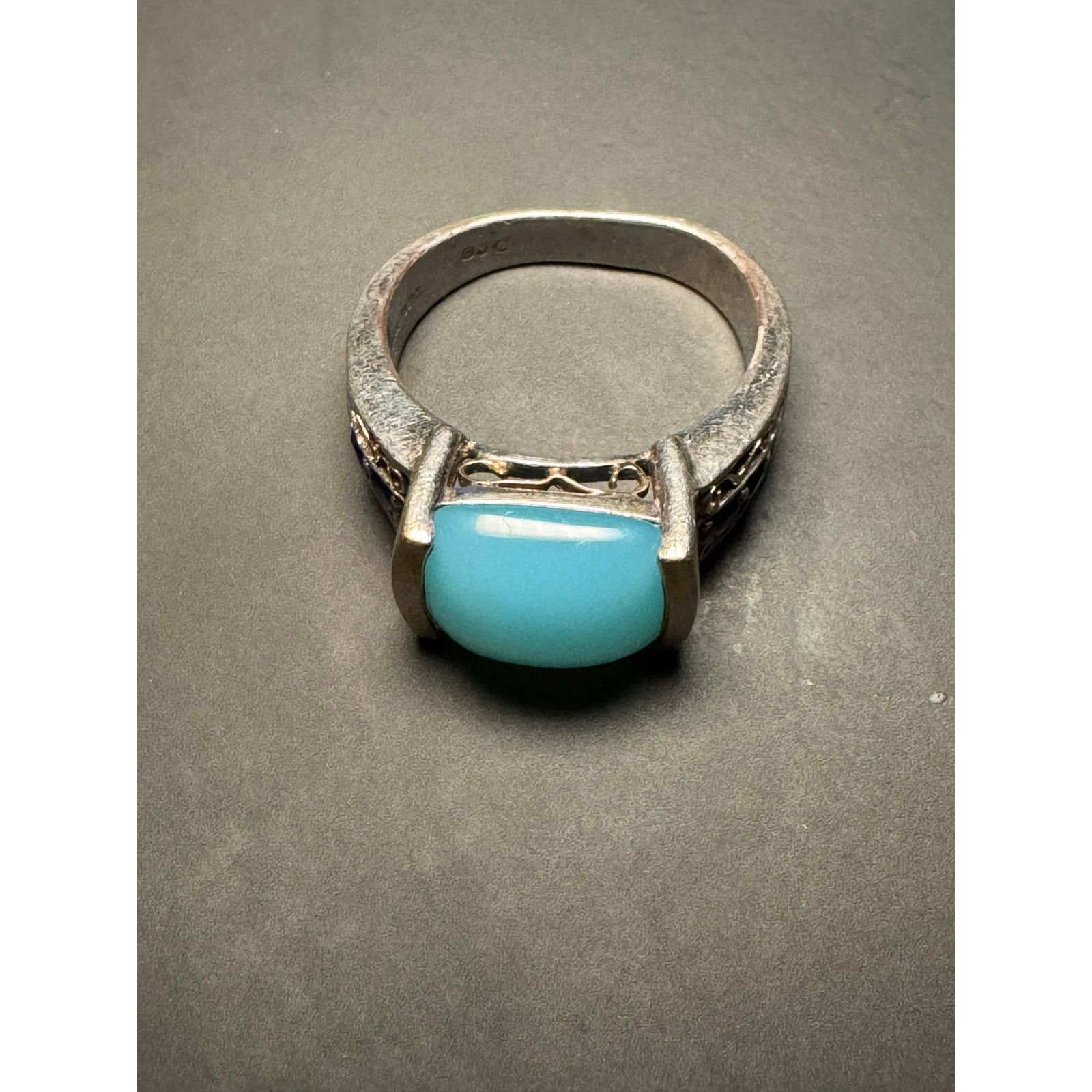 Other Samuel Benham 925 14k Gold Top Rim Chalcedony Amethyst Ring Size ONE SIZE - 4 Thumbnail