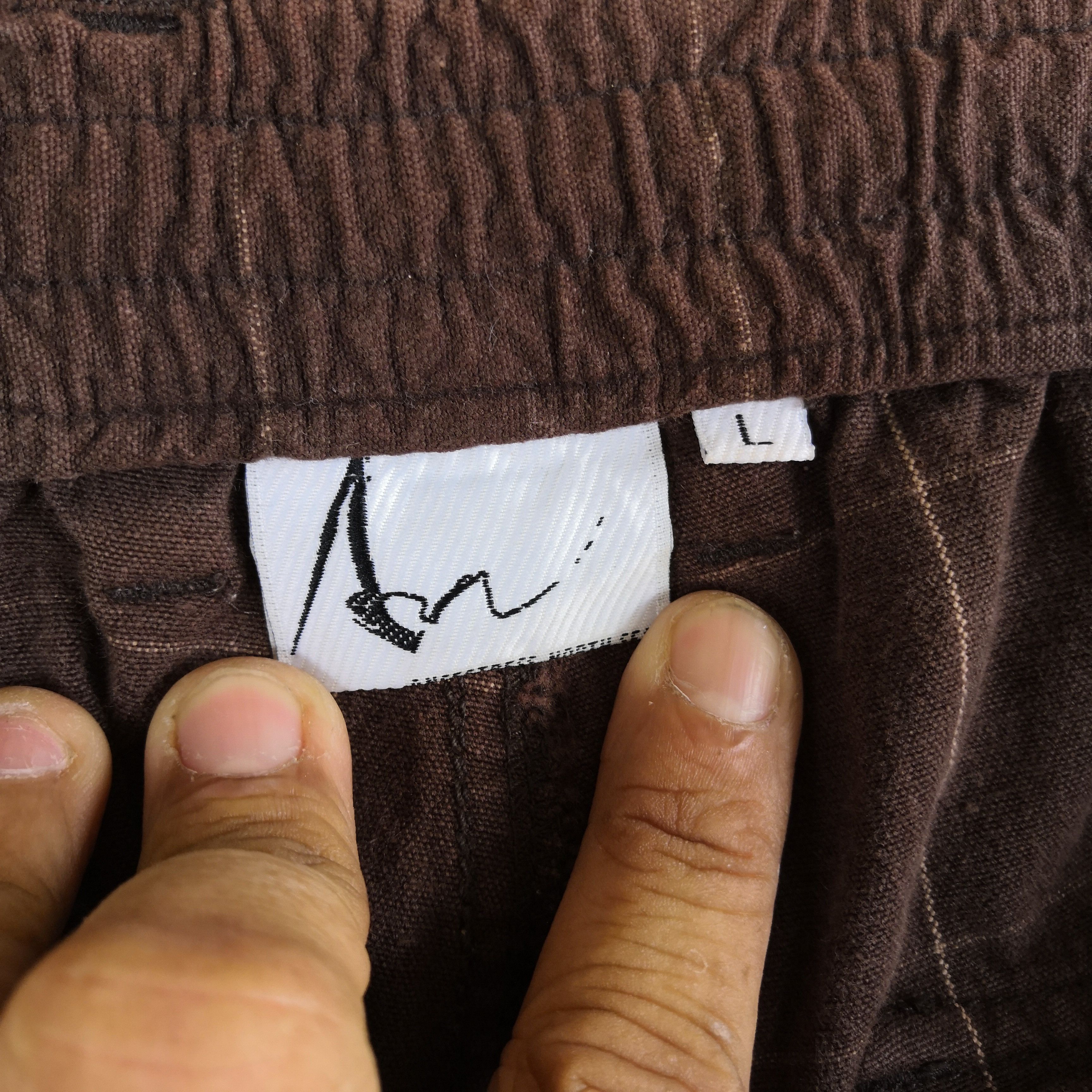 Japanese Brand Japanese Cargo Pants Checkered Multi Pocket Trousers Size US 30 / EU 46 - 6 Thumbnail