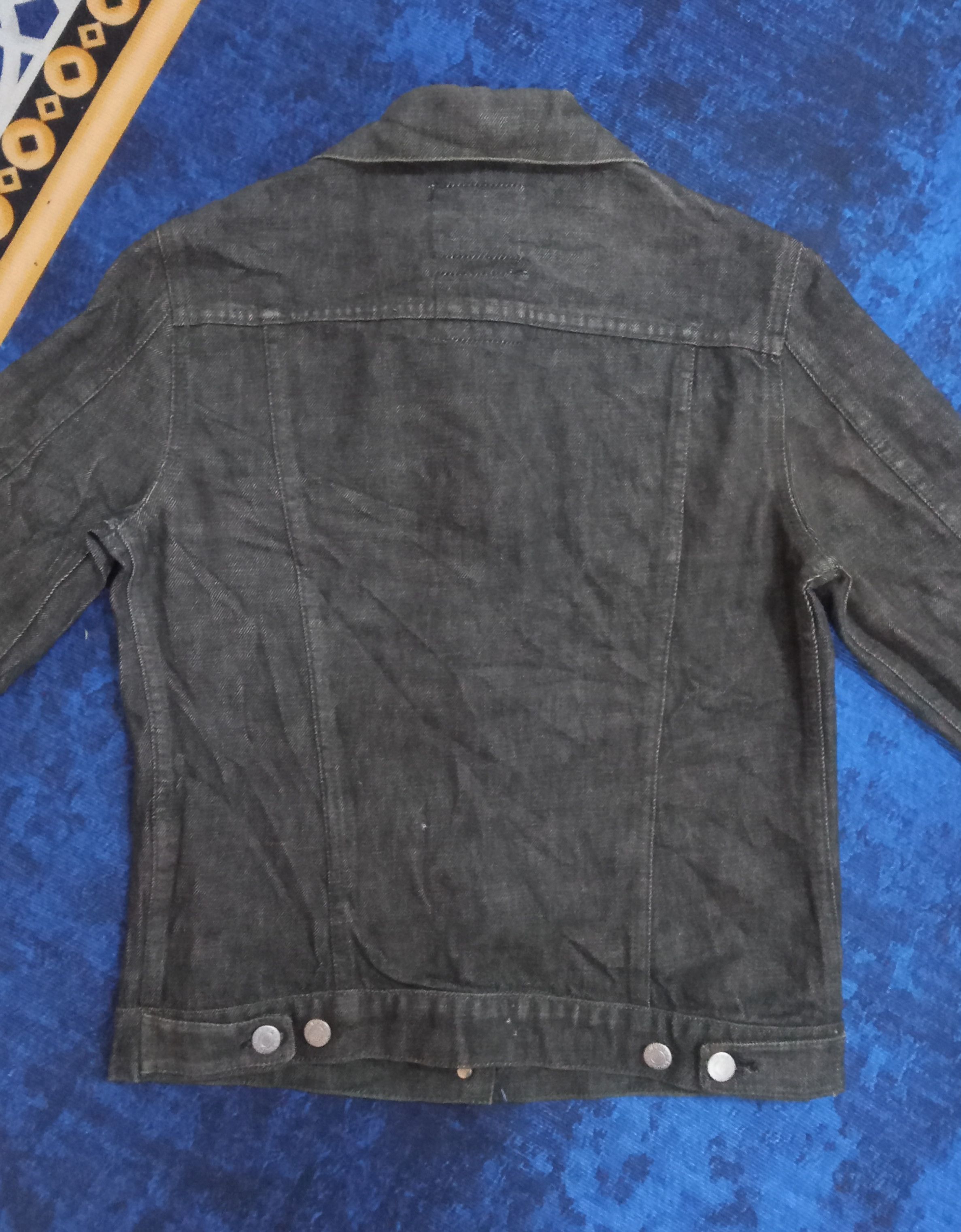 Helmut Lang Helmut Lang Vintage Dark Gray Denim Jacket Size US M / EU 48-50 / 2 - 2 Thumbnail