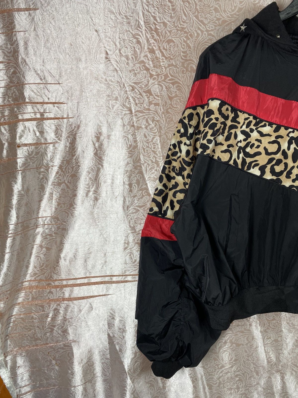 Japanese Brand Vintage Hell Cat Punks Ricca Leopard Panel Hooded Punk Jacke Size ONE SIZE - 8 Thumbnail