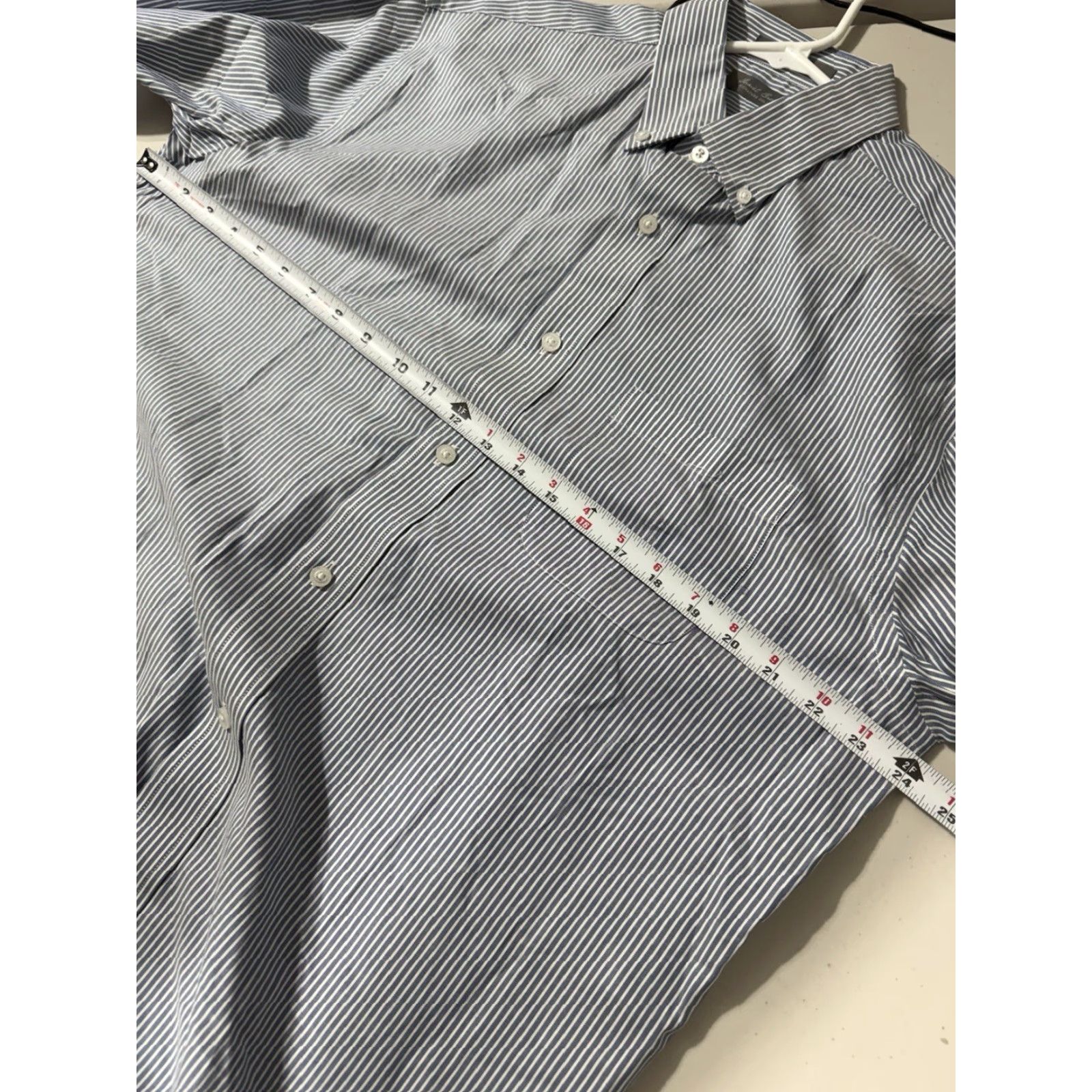 Cremieux Daniel Cremieux Shirt Mens L Blue Plaid Signature Collection Button Short Sleeve Size US L / EU 52-54 / 3 - 4 Thumbnail