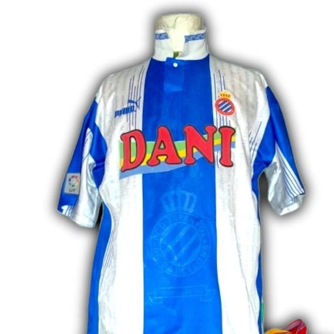 RCD Espanyol Español Spain 1995 1996 Home Shirt Jersey