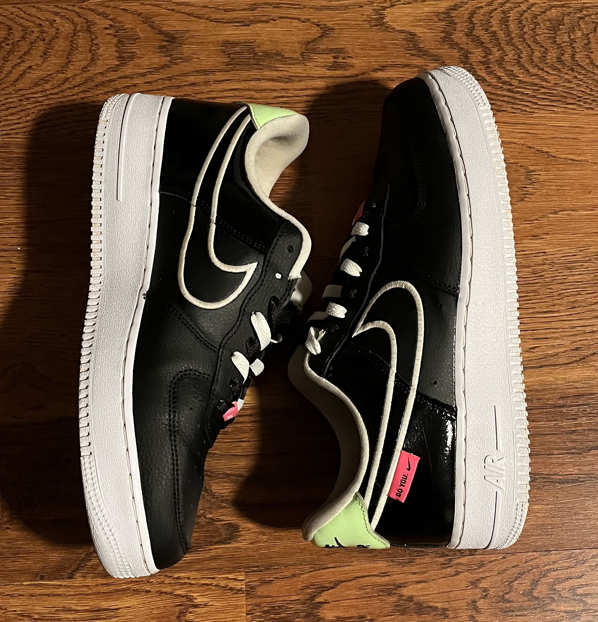 Nike Nike Air Force 1 Low 07 LX Do You Black White Lime Size US 9 / EU 42 - 3 Thumbnail
