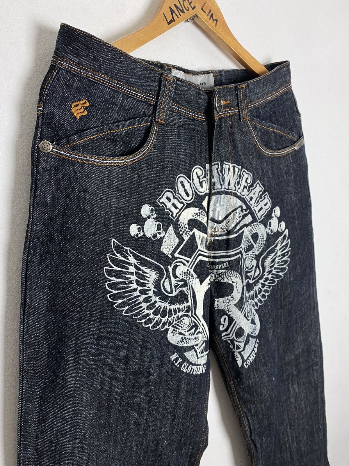 Rocawear Vintage Rocawear Big Logo Jeans Size US 32 / EU 48 - 3 Thumbnail