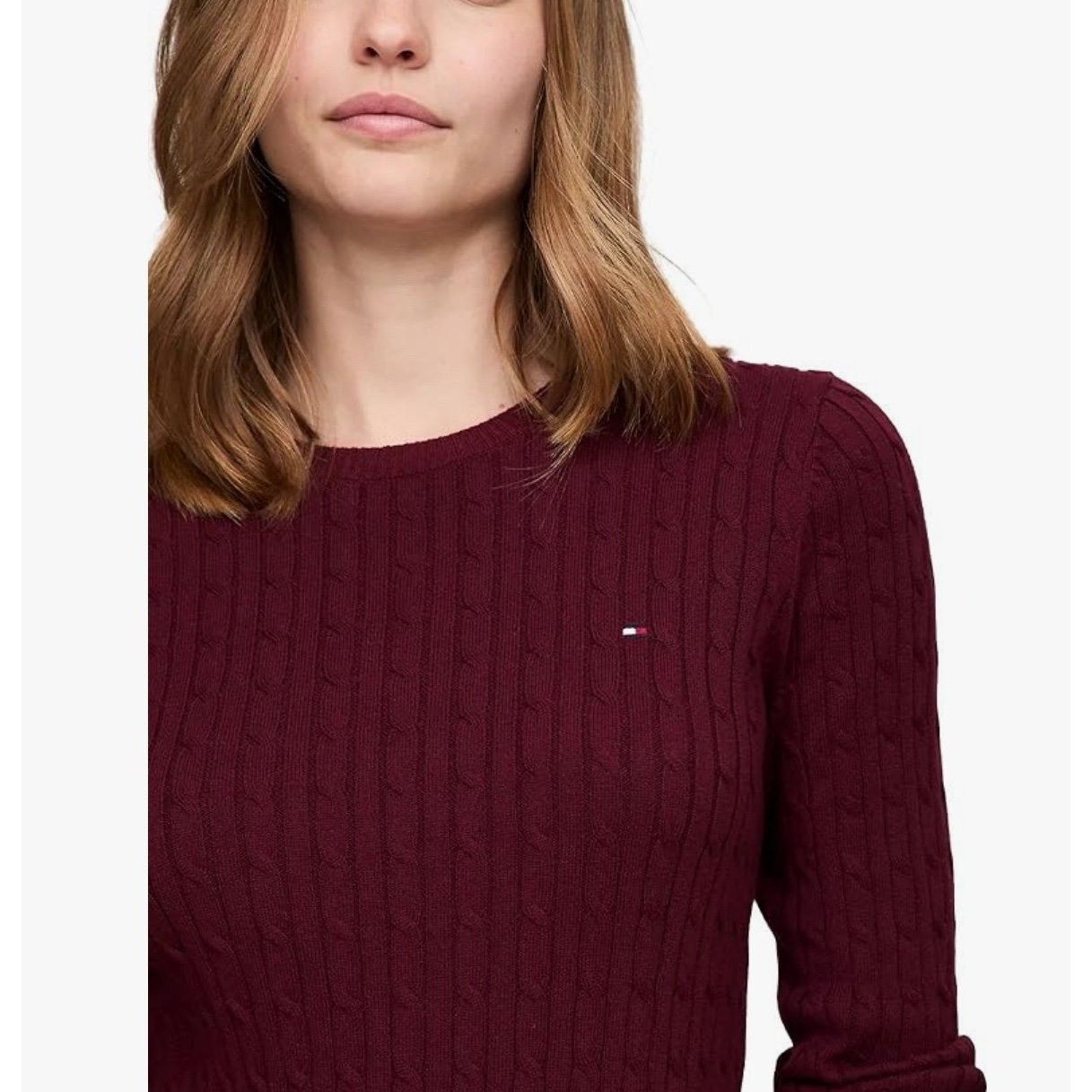 Tommy Hilfiger Tommy HilfigerLong-Sleeve Cable Knit Sweater size XS new Size XS / US 0-2 / IT 36-38 - 2 Thumbnail