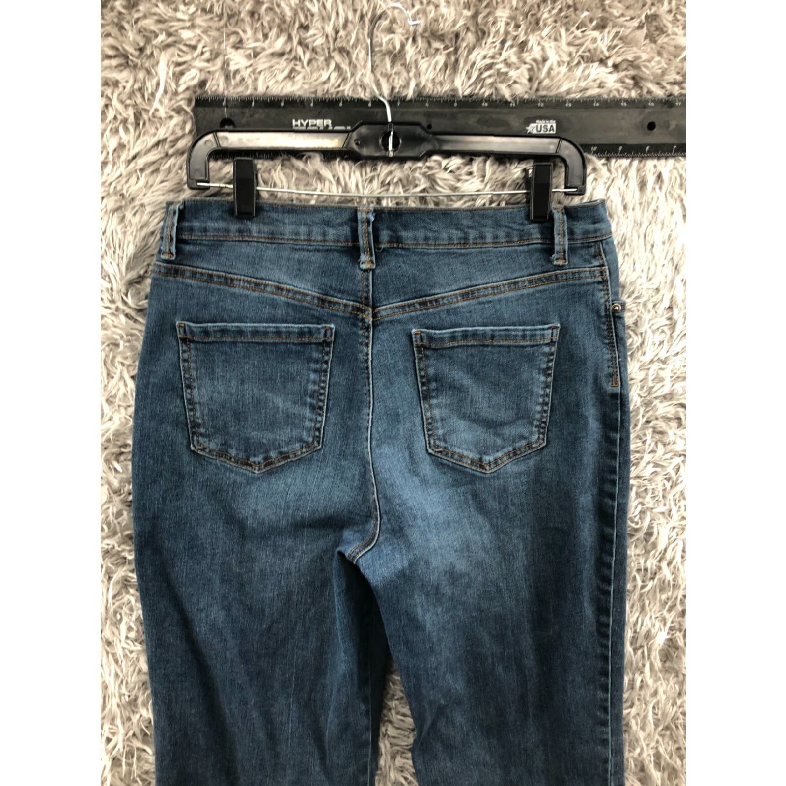 Gloria Vanderbilt VINTAGE Gloria Vanderbilt Amanda High Rise Tapered Jeans 10 Womens Medium Wash Blue (Regular) Size 32" / US 10 / IT 46 - 6 Thumbnail