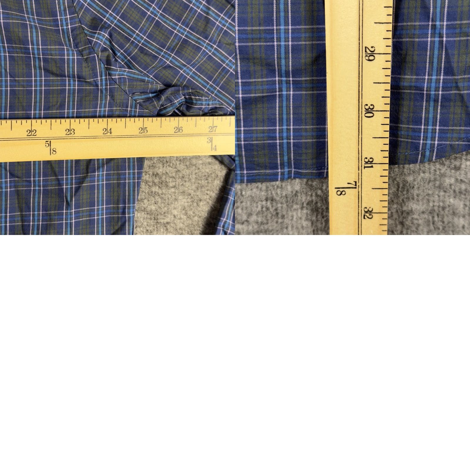 Peter Millar Peter Millar Shirt Mens XL Blue Green Plaid Long Sleeve Button Down Stretch Size US XL / EU 56 / 4 - 8 Thumbnail