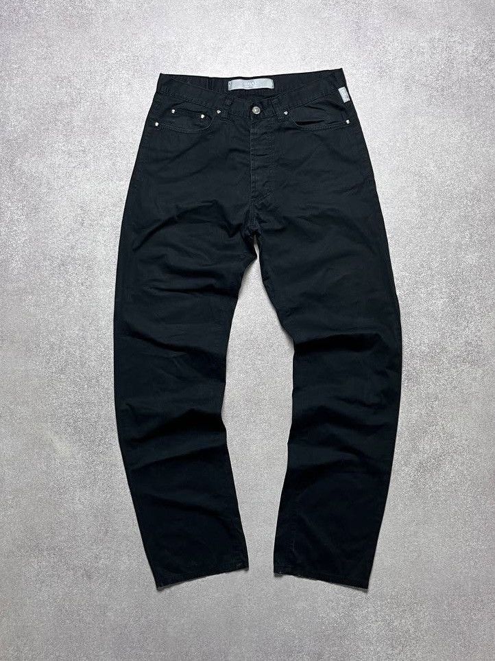 Versace Vintage Versace Medusa Baggy Jeans Y2K 34 Size US 34 / EU 50 - 2 Thumbnail
