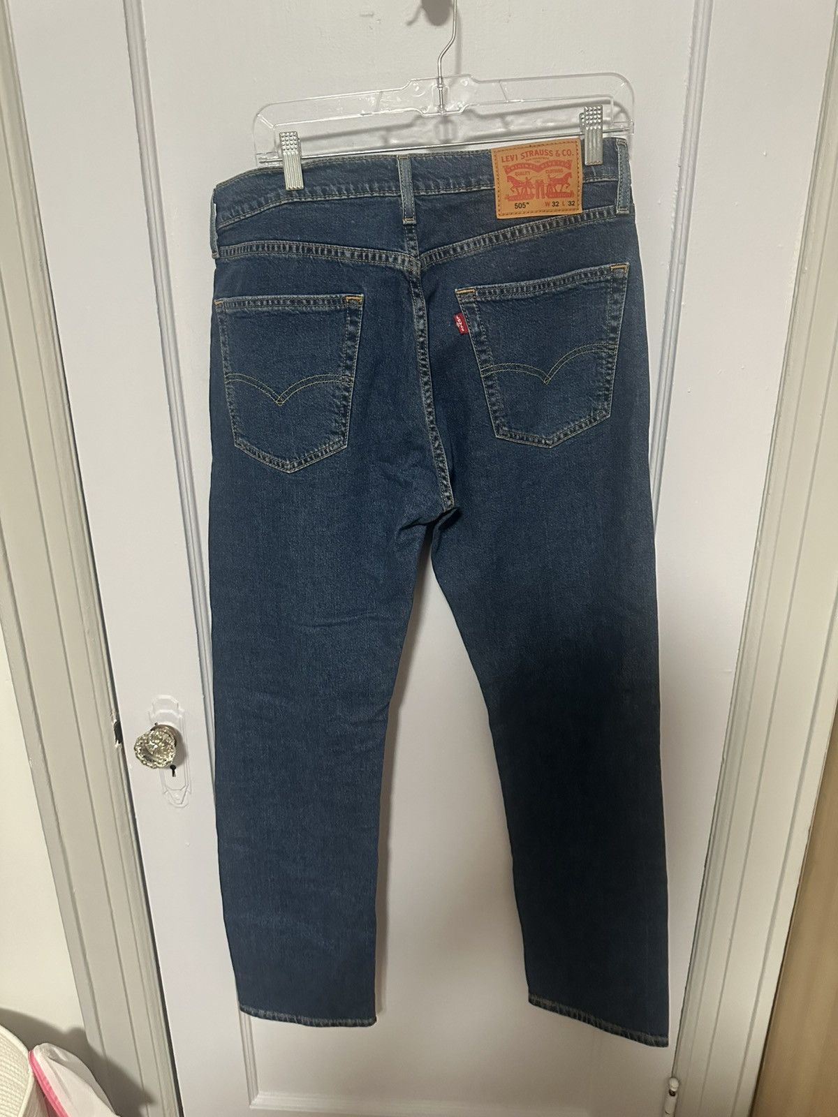 Levi's Levis 505 Denim Jeans 32x32 Size US 32 / EU 48 - 2 Thumbnail