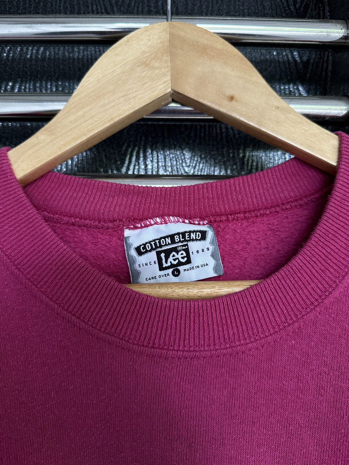 Lee × Vintage Vintage Lee Spellout Sweatshirt Size US L / EU 52-54 / 3 - 3 Thumbnail