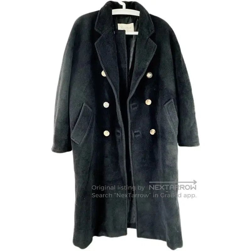 Max Mara MaxMara Black Cashmere Women's Coat . Size M / US 6-8 / IT 42-44 - 1 Thumbnail