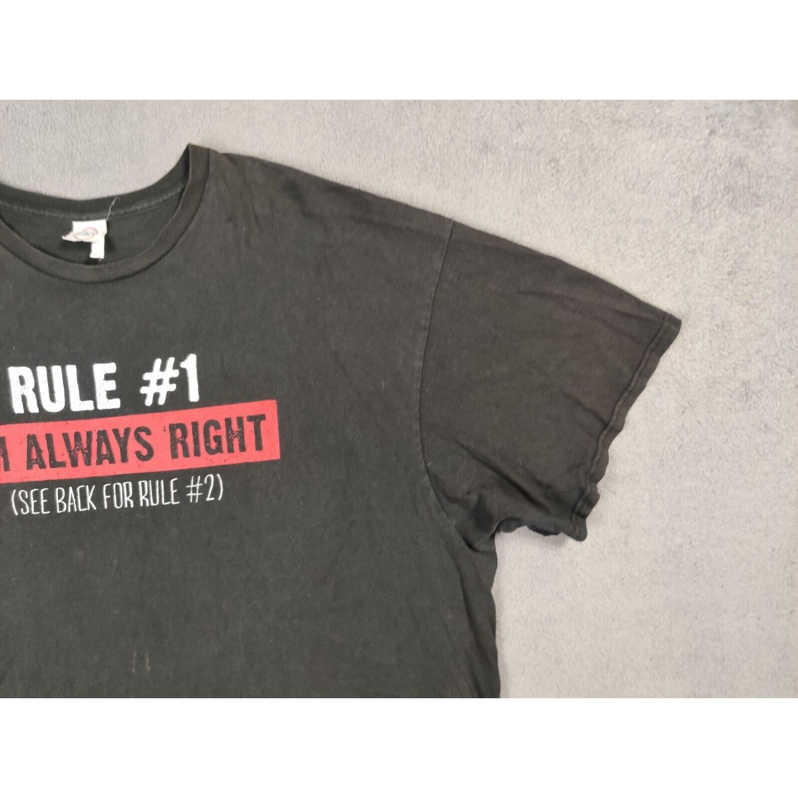 Delta Funny Novelty Shirt Adult Mens 2XL XXL Black Im Always Right Size US XXL / EU 58 / 5 - 10 Thumbnail