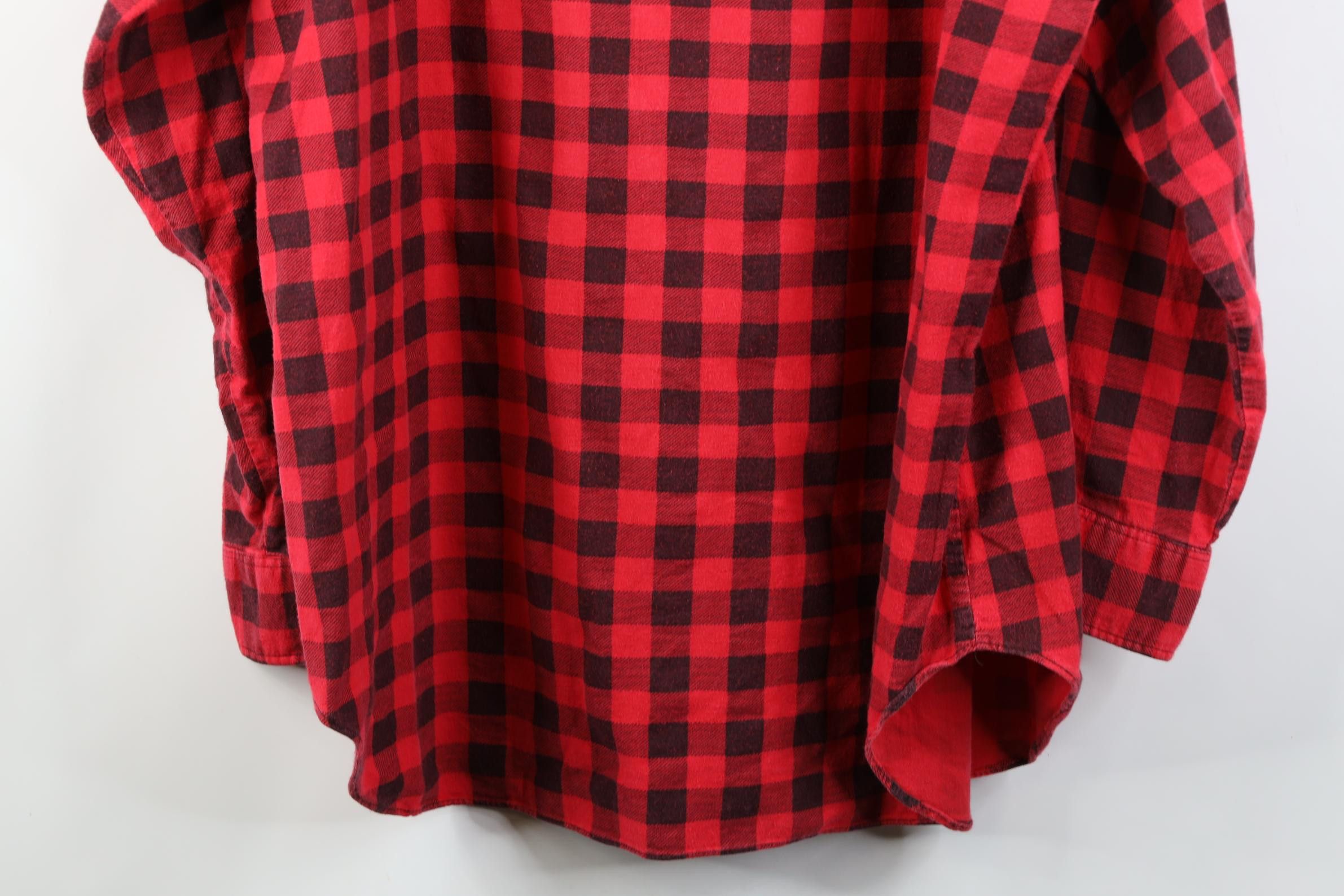 Dickies Vintage 70s 80s Dickies Collared Button Shirt Buffalo Plaid Size US XL / EU 56 / 4 - 12 Thumbnail
