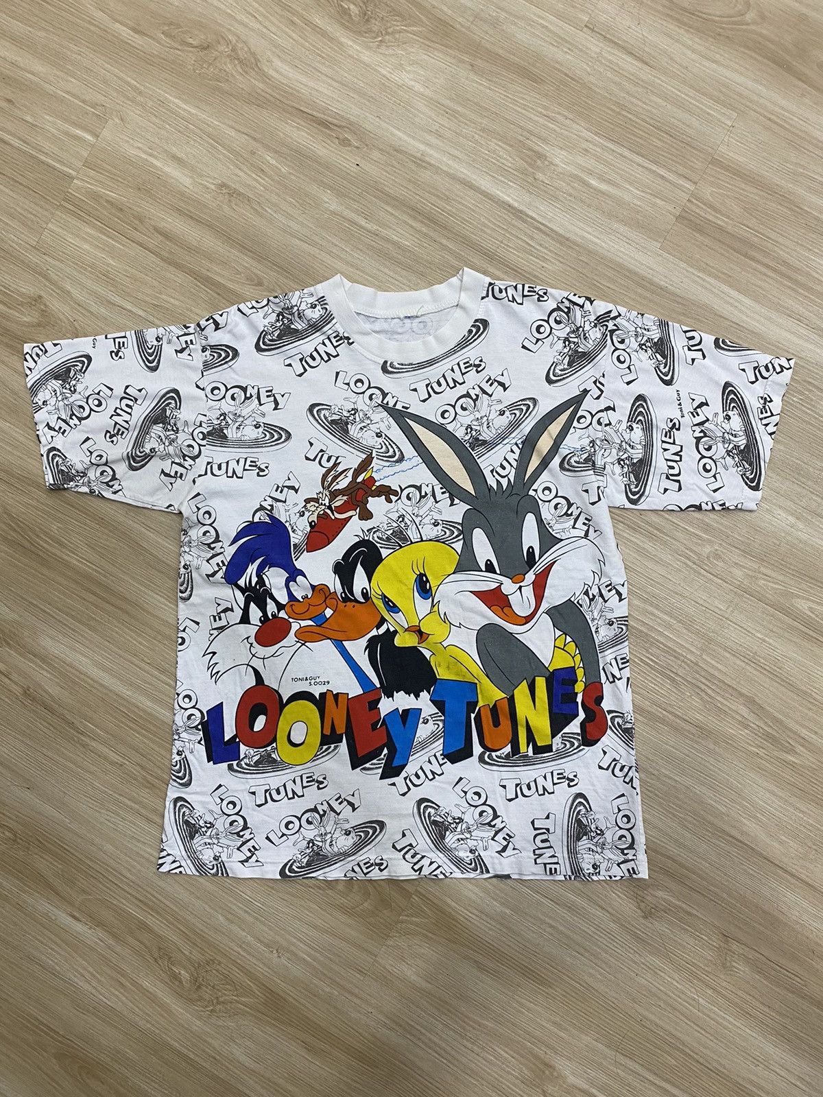 Vintage × Warner Bros AOP Tony & Guy Looney Tunes Size US L / EU 52-54 / 3 - 1 Thumbnail