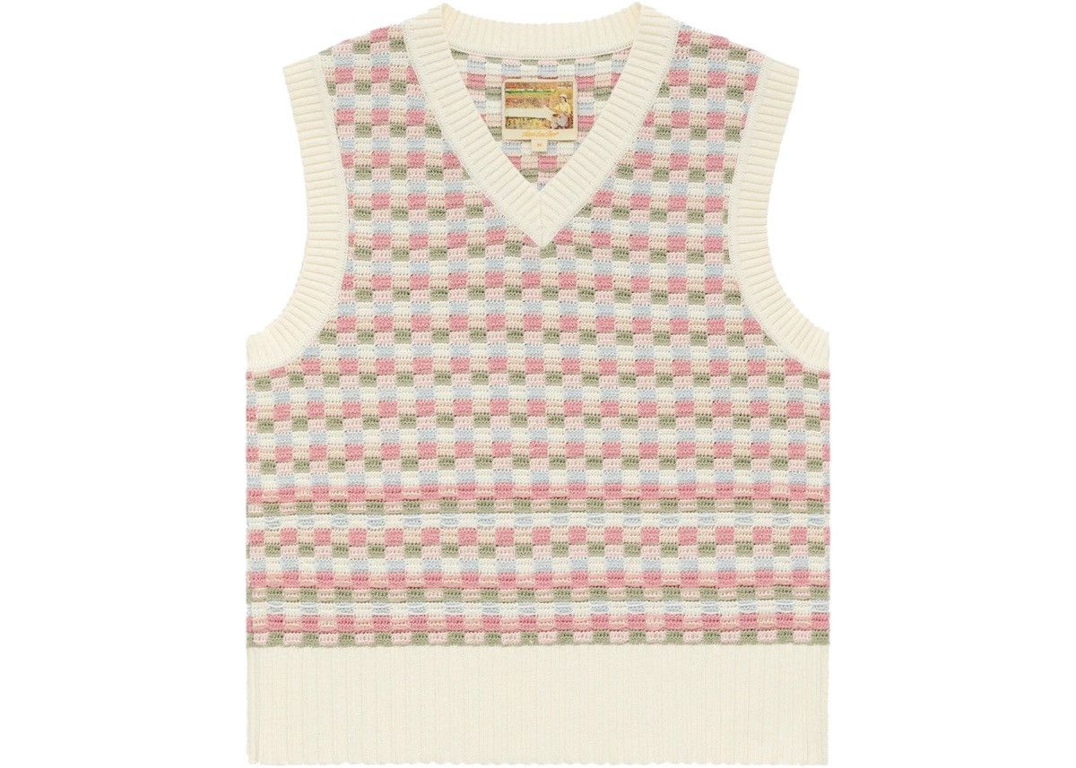 image of Aime Leon Dore Ss22 Crochet Vest in Pristine, Men's (Size Medium)