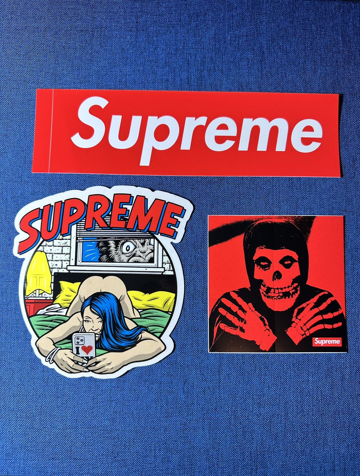 シュプリーム/トレーナー/骸骨 /13ss/ミスフィッツのスカルデザイン Supreme - Misfits Crimson Ghost Tee - UG.SHAFT