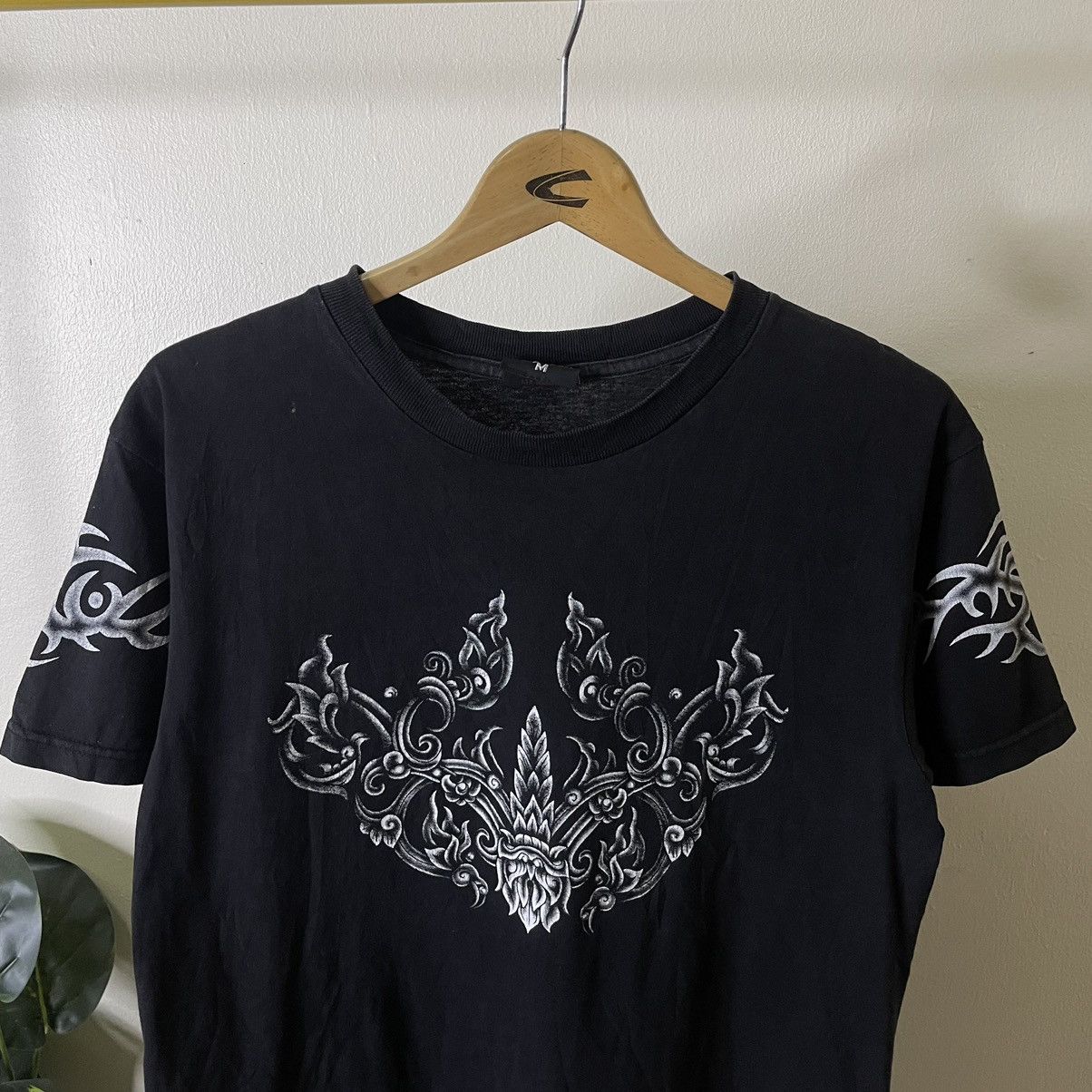 If Six Was Nine Vintage Y2K Affliction Cyber Gothic Punk Grunge T Shirt Size US M / EU 48-50 / 2 - 2 Thumbnail