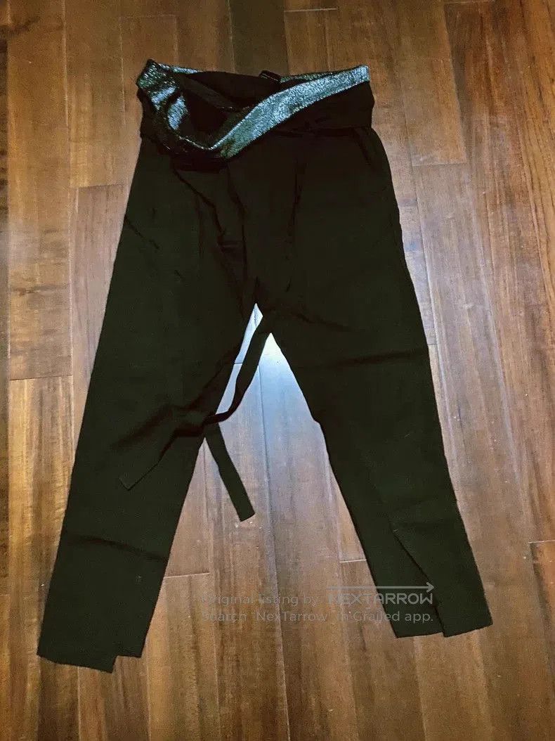 Ann Demeulemeester Ann Demulemeester Wool Drop-Crotch Pants. Size US 36 / EU 52 - 1 Thumbnail