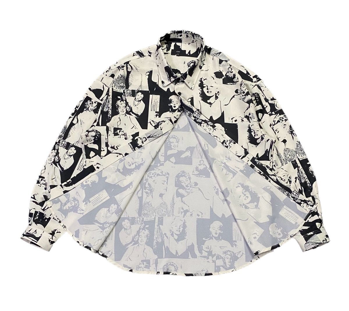 Japanese Brand Marilyn Monroe Fullprint Photo Callage Graphic Long Sleeve Size US M / EU 48-50 / 2 - 24 Thumbnail