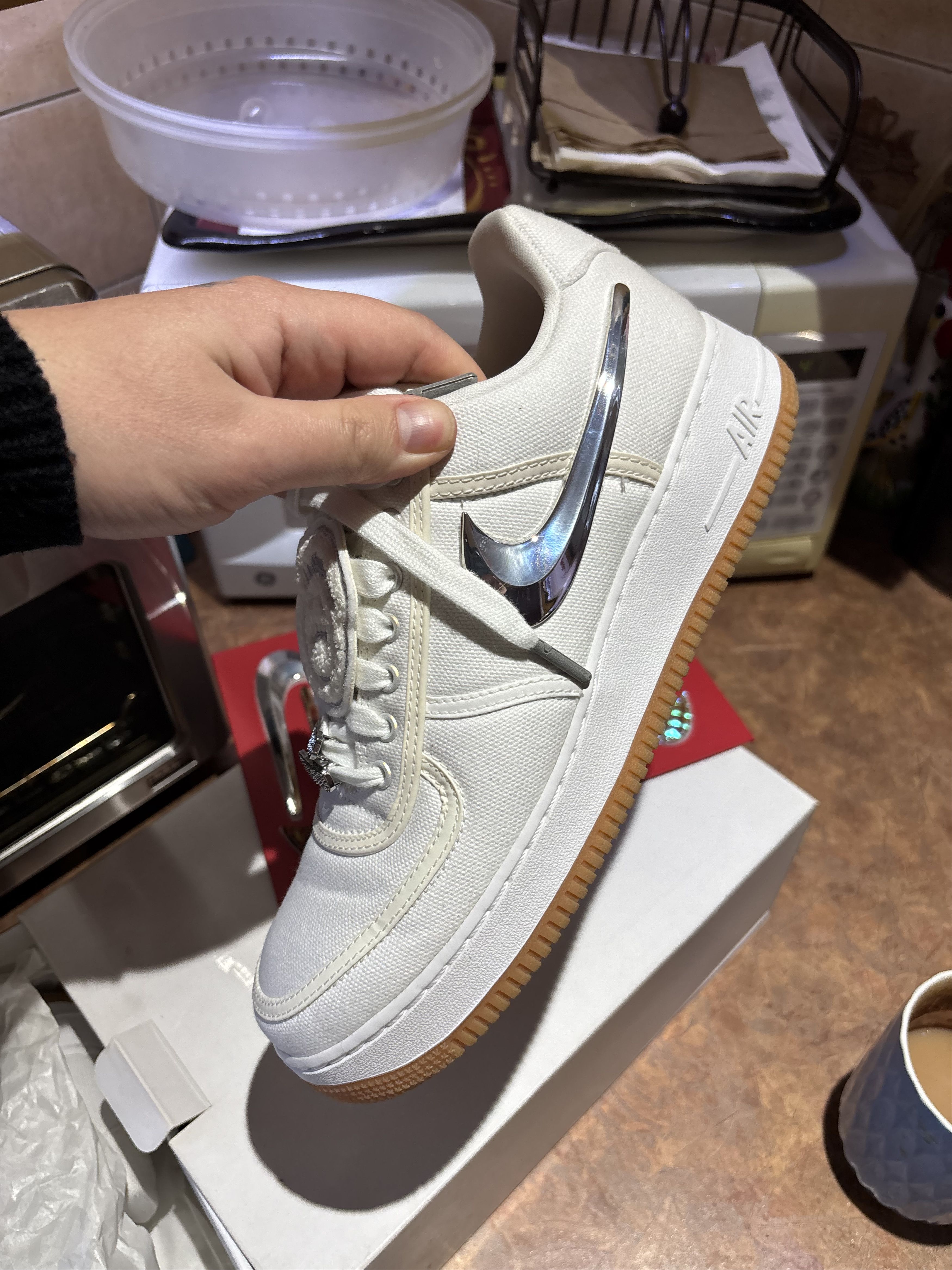 Nike × Travis Scott Nike Air Force 1 Low Travis Scott AF100 Size US 10 / EU 43 - 1 Thumbnail