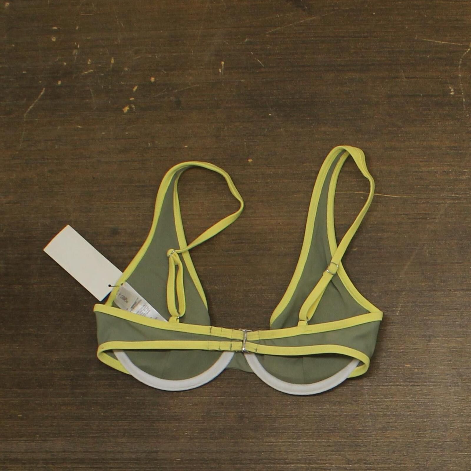 Other Salt + Cove Underwire Bikini Swim Top Green / Yellow S Size ONE SIZE - 2 Thumbnail