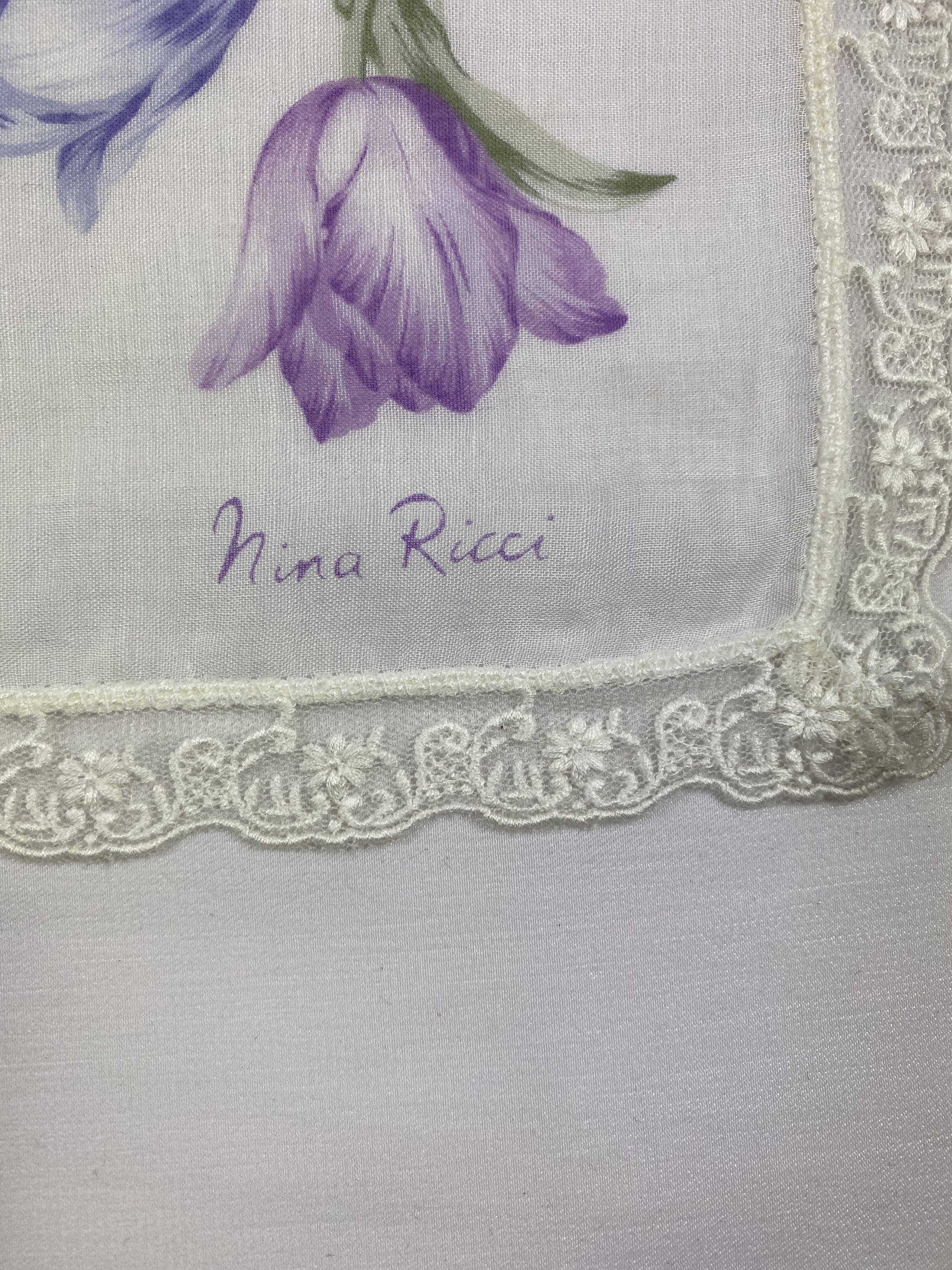 Nina Ricci × Vintage Nina Ricci Handkerchief / Bandana / Neckerchief Size ONE SIZE - 5 Thumbnail