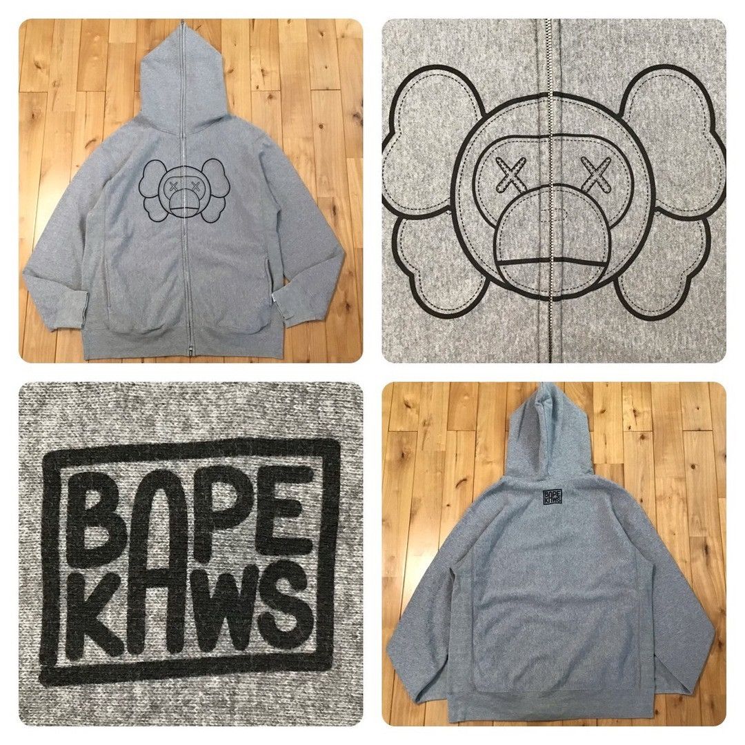 BAPE × KAWS MILO full zip hoodie a bathing ape NIGO