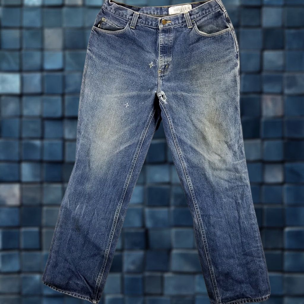 Carhartt Carhartt Jeans FR 280-83 Fire Resistant Medium Wash Denim Mens 32x31 Trashed Size US 32 / EU 48 - 1 Thumbnail