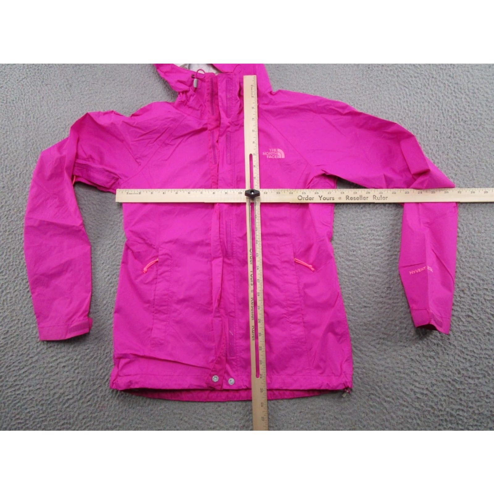 The North Face North Face Jacket Womens XS Pink Logo Full Zip Hyvent 2.5L Windbreaker Rain Coat Size XS / US 0-2 / IT 36-38 - 4 Thumbnail