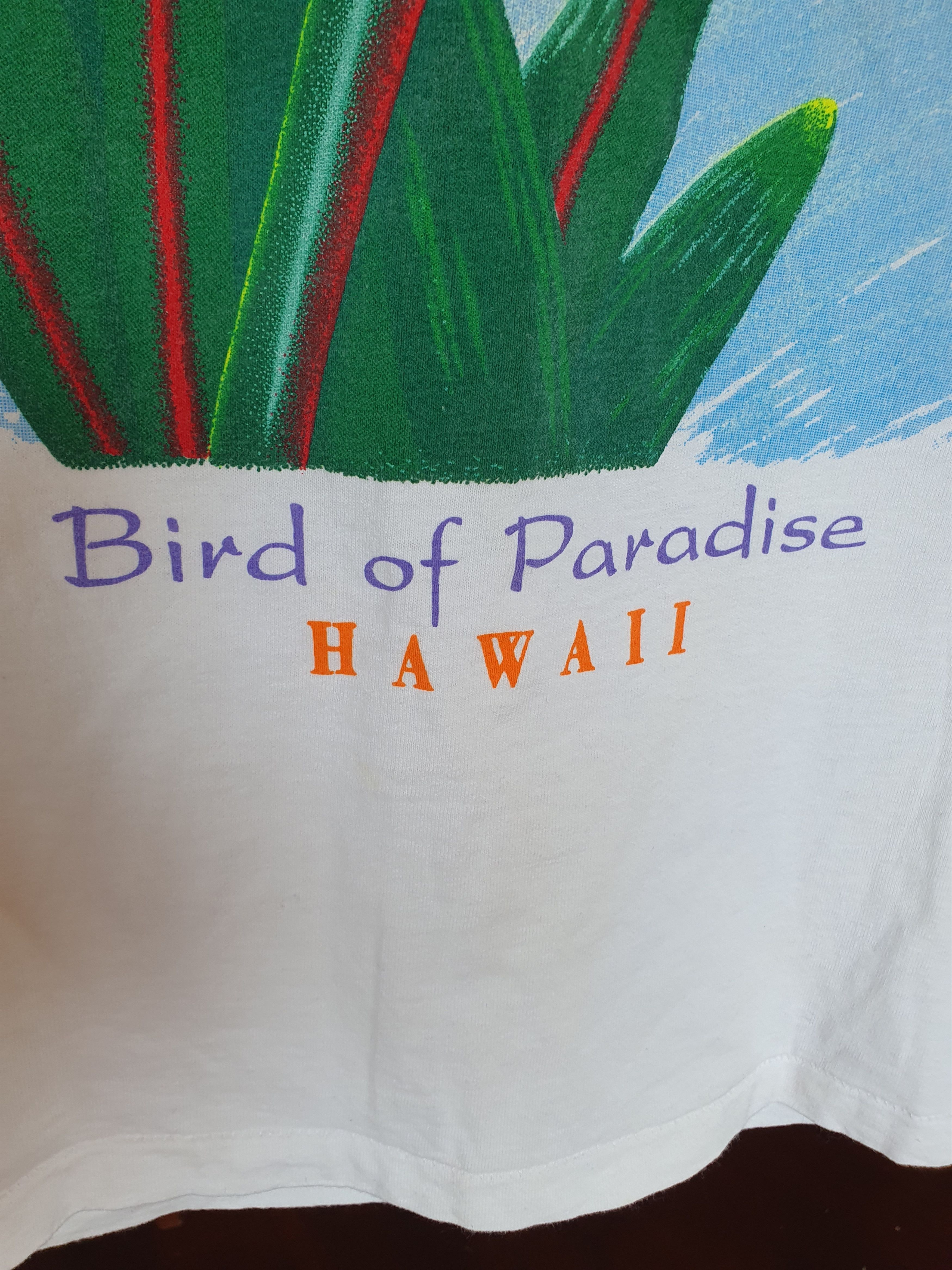 Vintage Bird of Paradise Hawaii Vintage Single Stitch t-shirt L Size L / US 10 / IT 46 - 5 Thumbnail