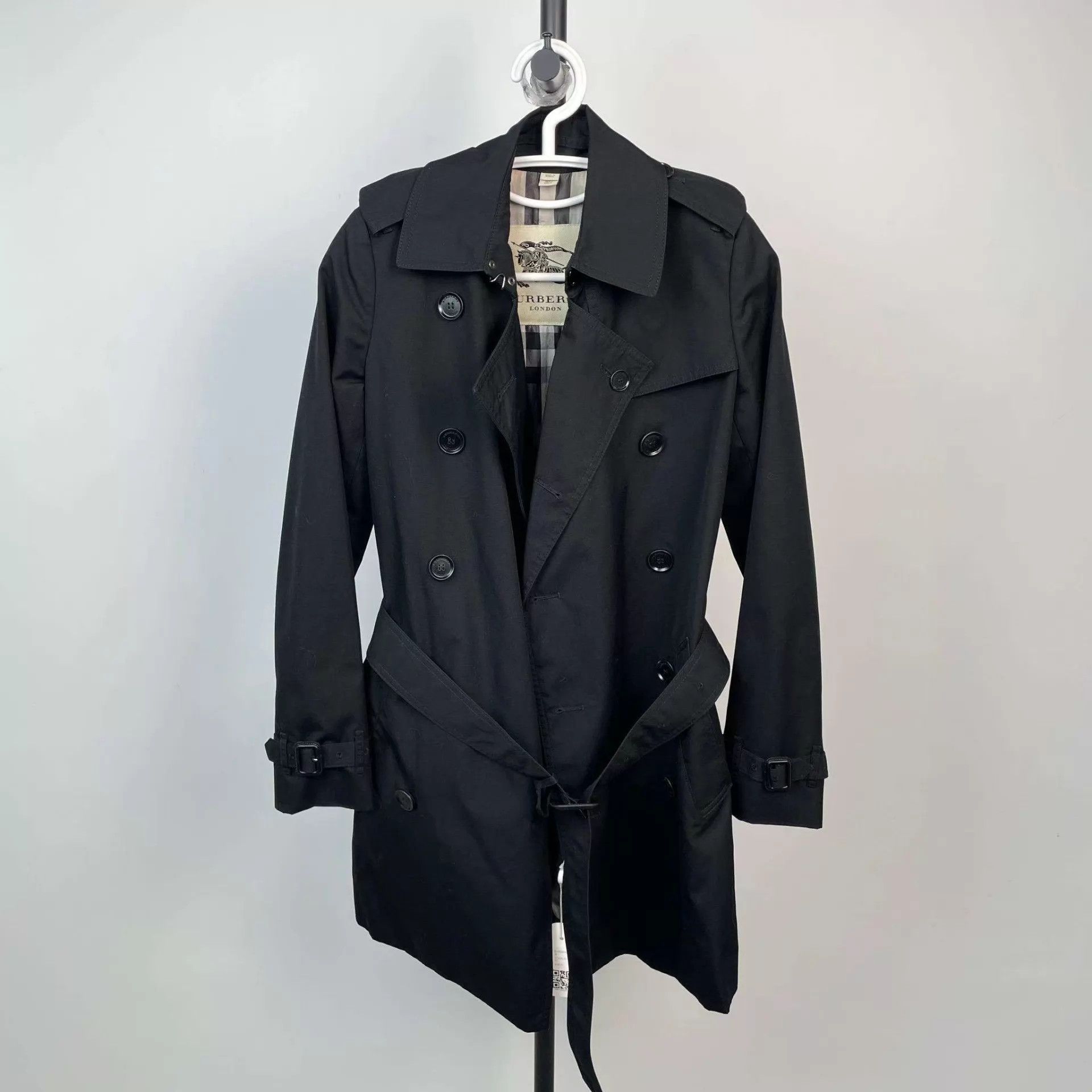 Burberry Burberry Trench Coat 36 Black Size XS / US 0-2 / IT 36-38 - 1 Thumbnail
