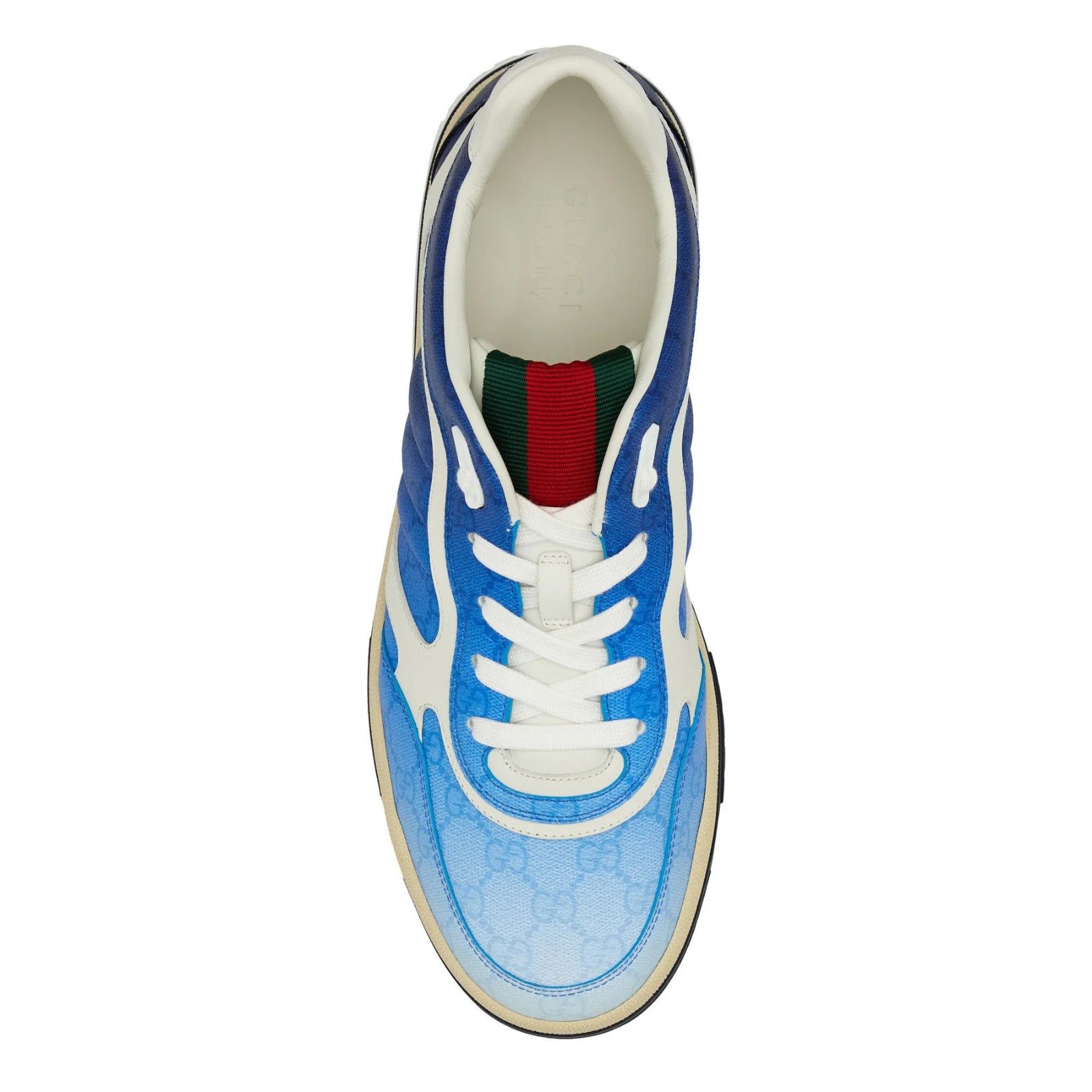 Gucci GUCCI Re-Web Printed Canvas Sneakers New & Authentic (Men's Size US 11.5 / EU 44-45 - 4 Thumbnail