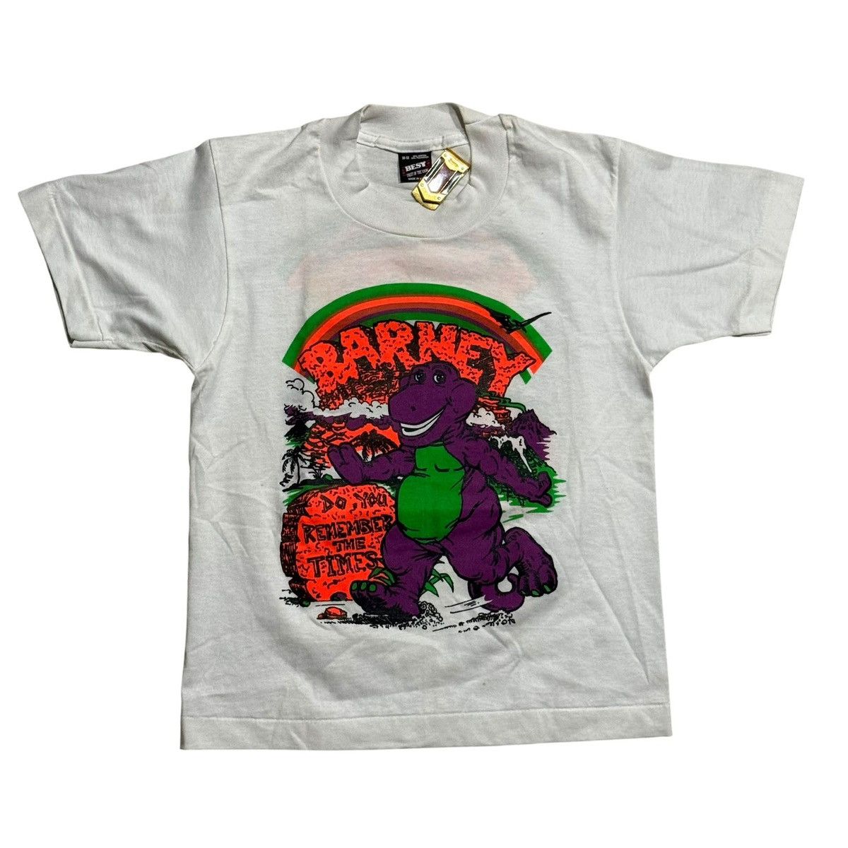 Vintage Vintage Barney JUNIOR Size US XXS / EU 40 - 1 Thumbnail