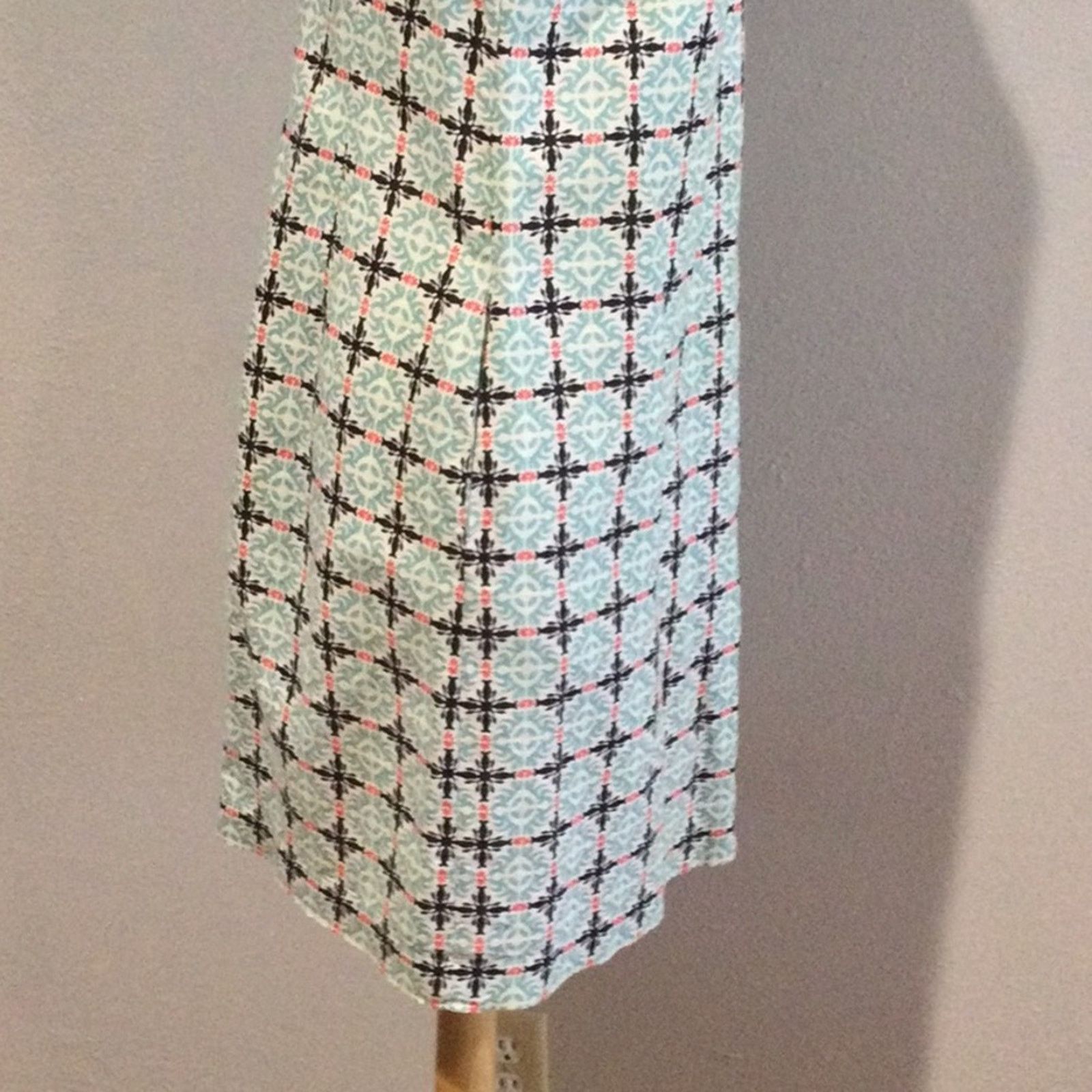 Other Talbots Blue/floral Zipper Back Side Pockets Dress Size 10 Size L / US 10 / IT 46 - 6 Thumbnail